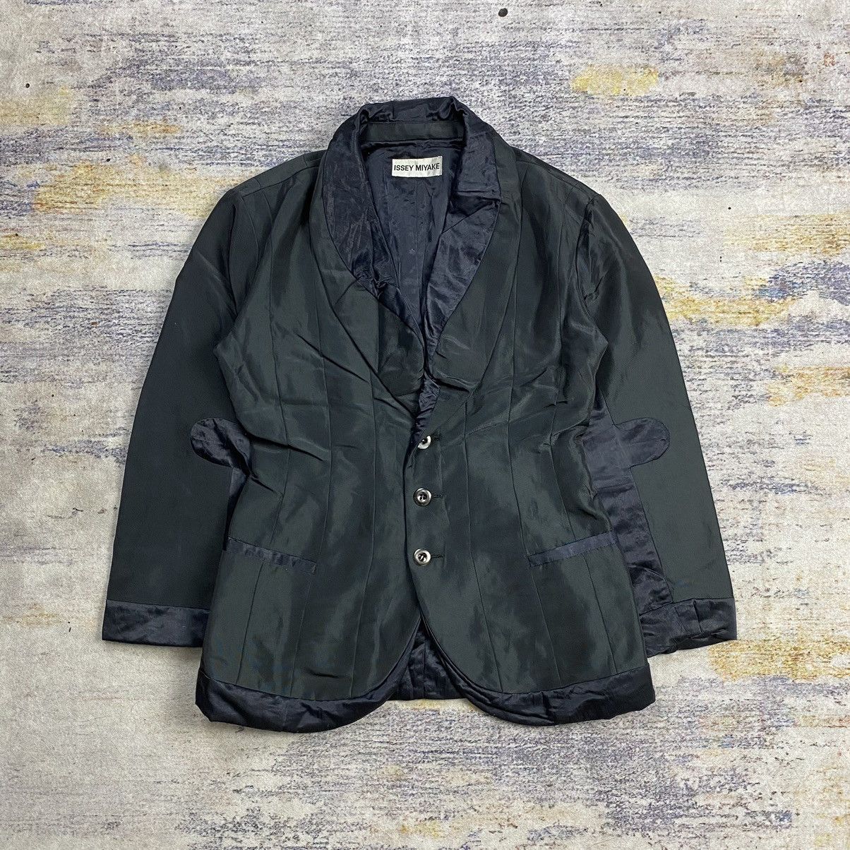 Issey Miyake Issey Miyake Aw 2005 nylon blazer Size L / US 10 / IT 46 - 1 Thumbnail