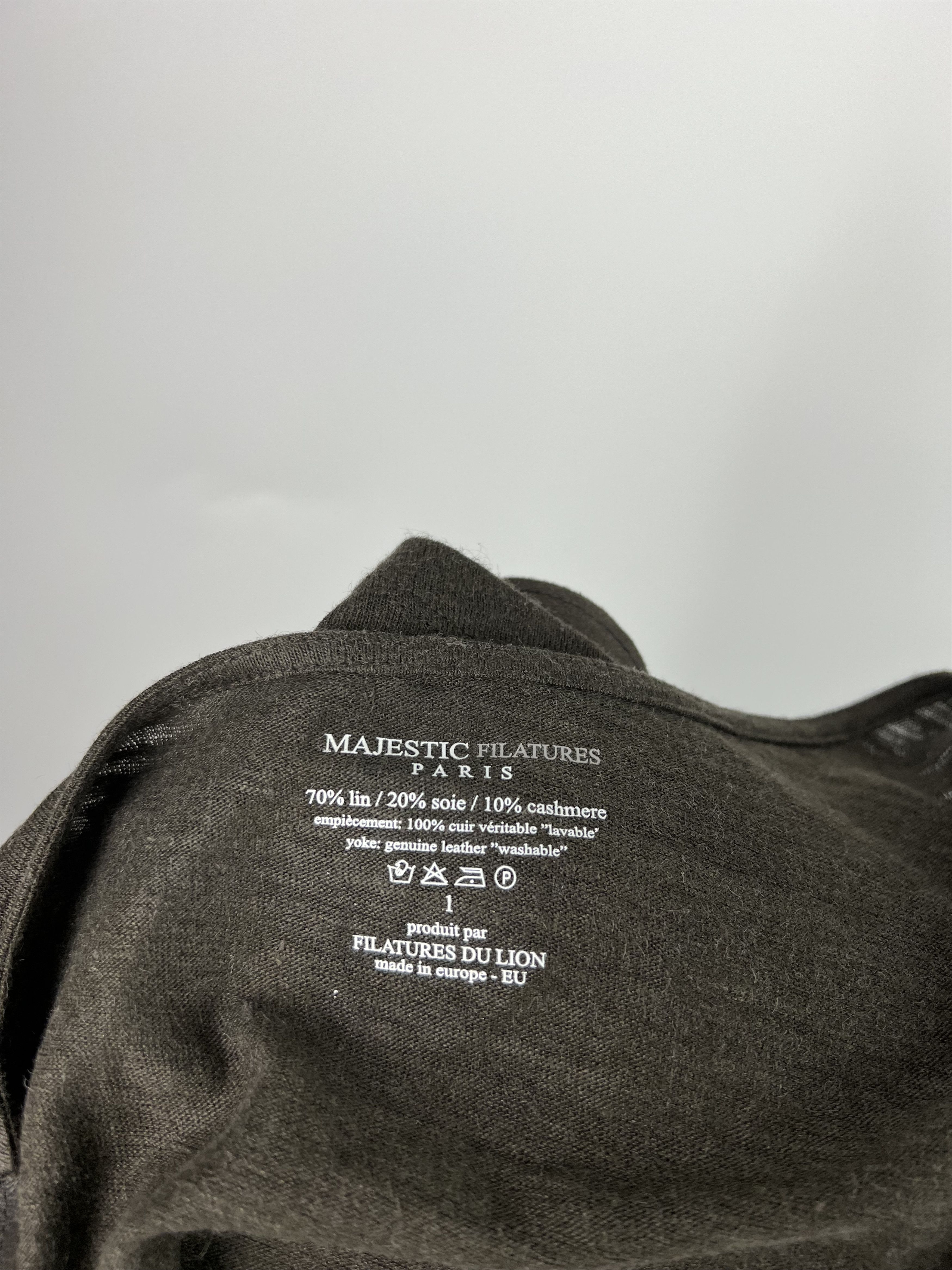 MAJESTIC FILATURES Majestic Filatures Front Leather Tank Top Size 1 Size S / US 4 / IT 40 - 7 Thumbnail