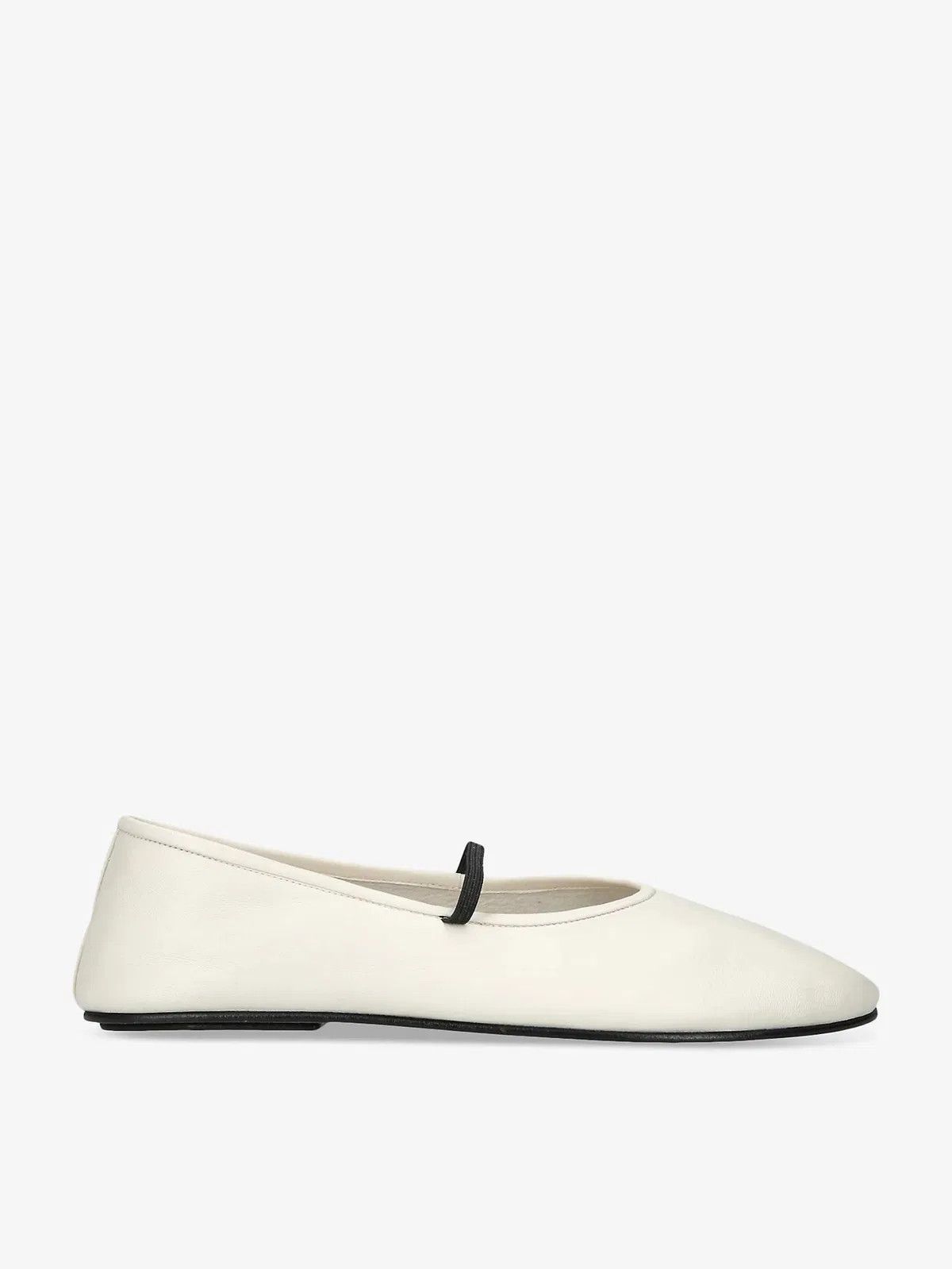 The Row Elastic Leather Ballet Flats | Grailed