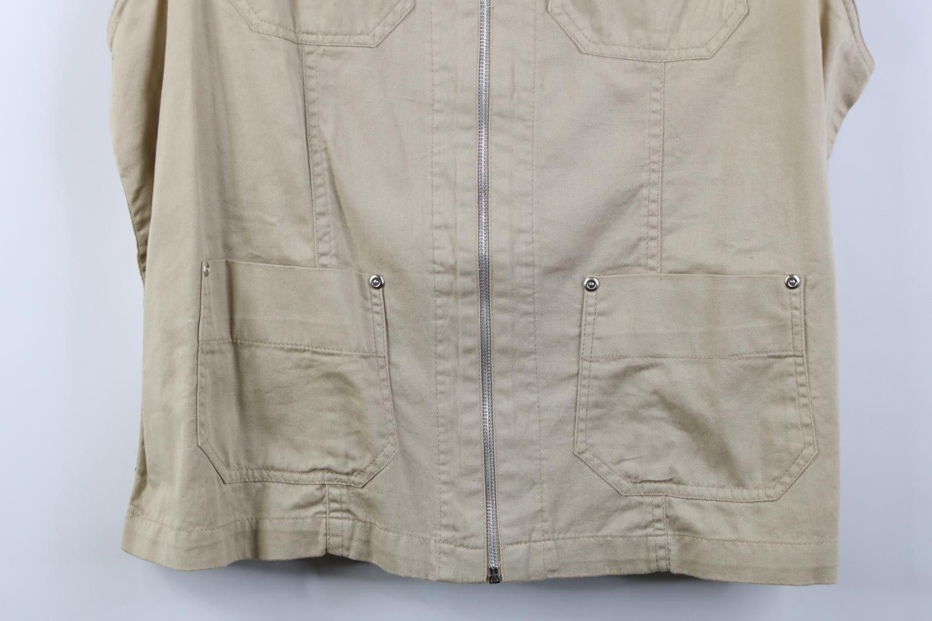 Vintage Vintage 90s Streetwear Sleeveless Safari Bush Vest Jacket Size XL / US 12-14 / IT 48-50 - 3 Thumbnail