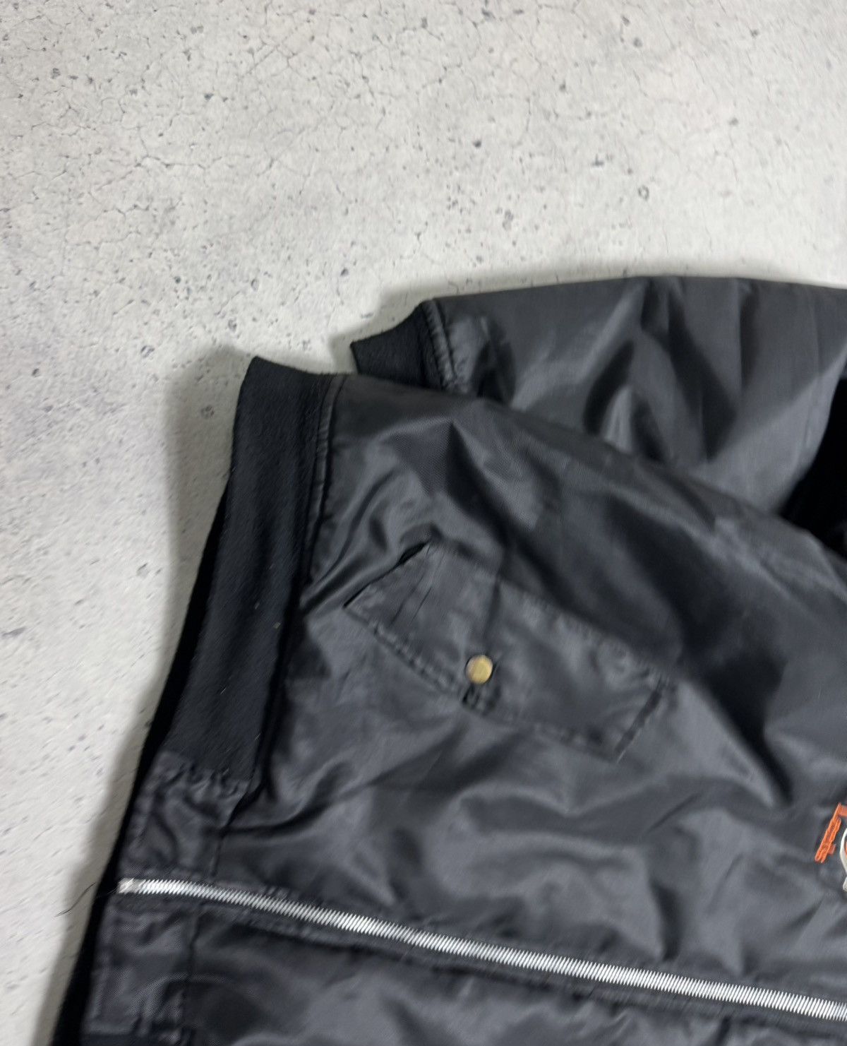 Harley Davidson Harley Motor Davidson Big Logo Black Bomber Jacket Size XL Size US XL / EU 56 / 4 - 3 Thumbnail