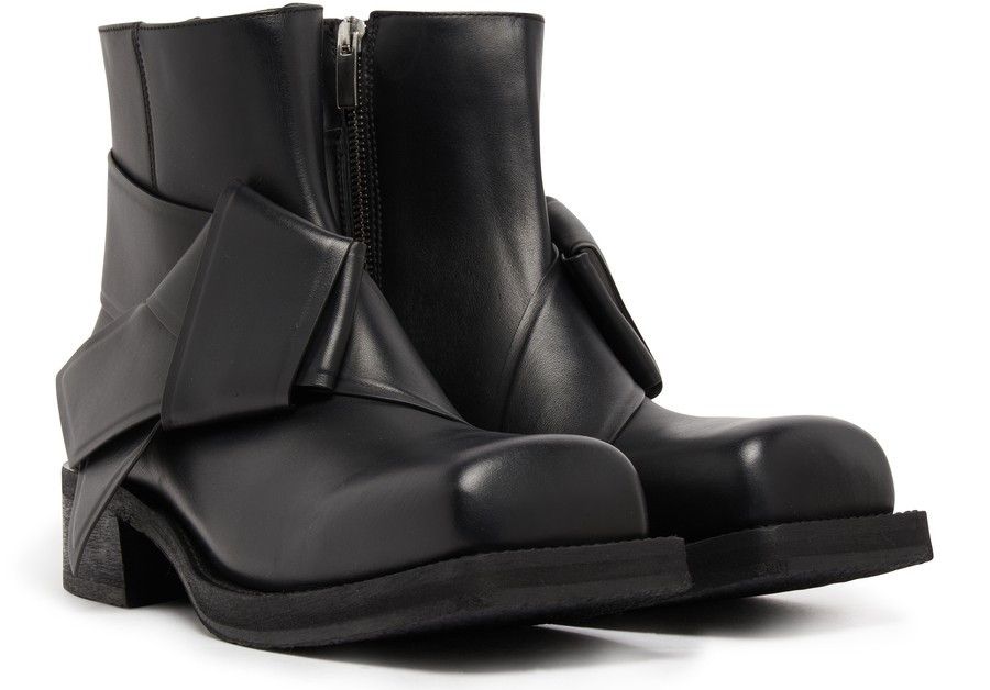 Acne Studios o1y0725 Ankle Boots in Black Size US 6 / IT 36 - 3 Thumbnail
