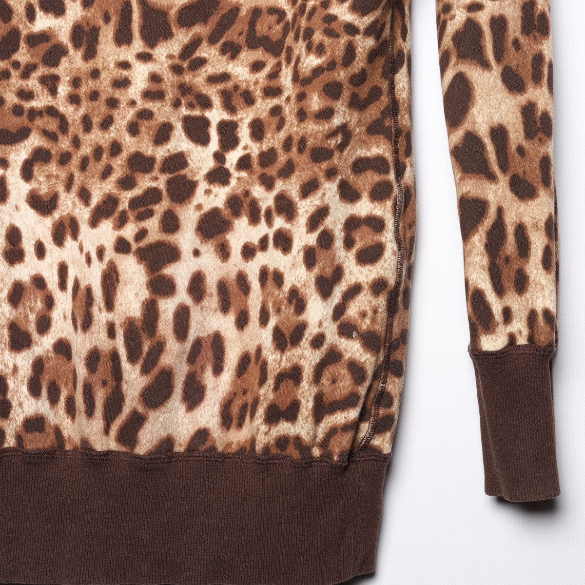 Dolce & Gabbana Dolce Gabbana Vintage Leopard Camo Printed Hoodie Size XS / US 0-2 / IT 36-38 - 16 Thumbnail