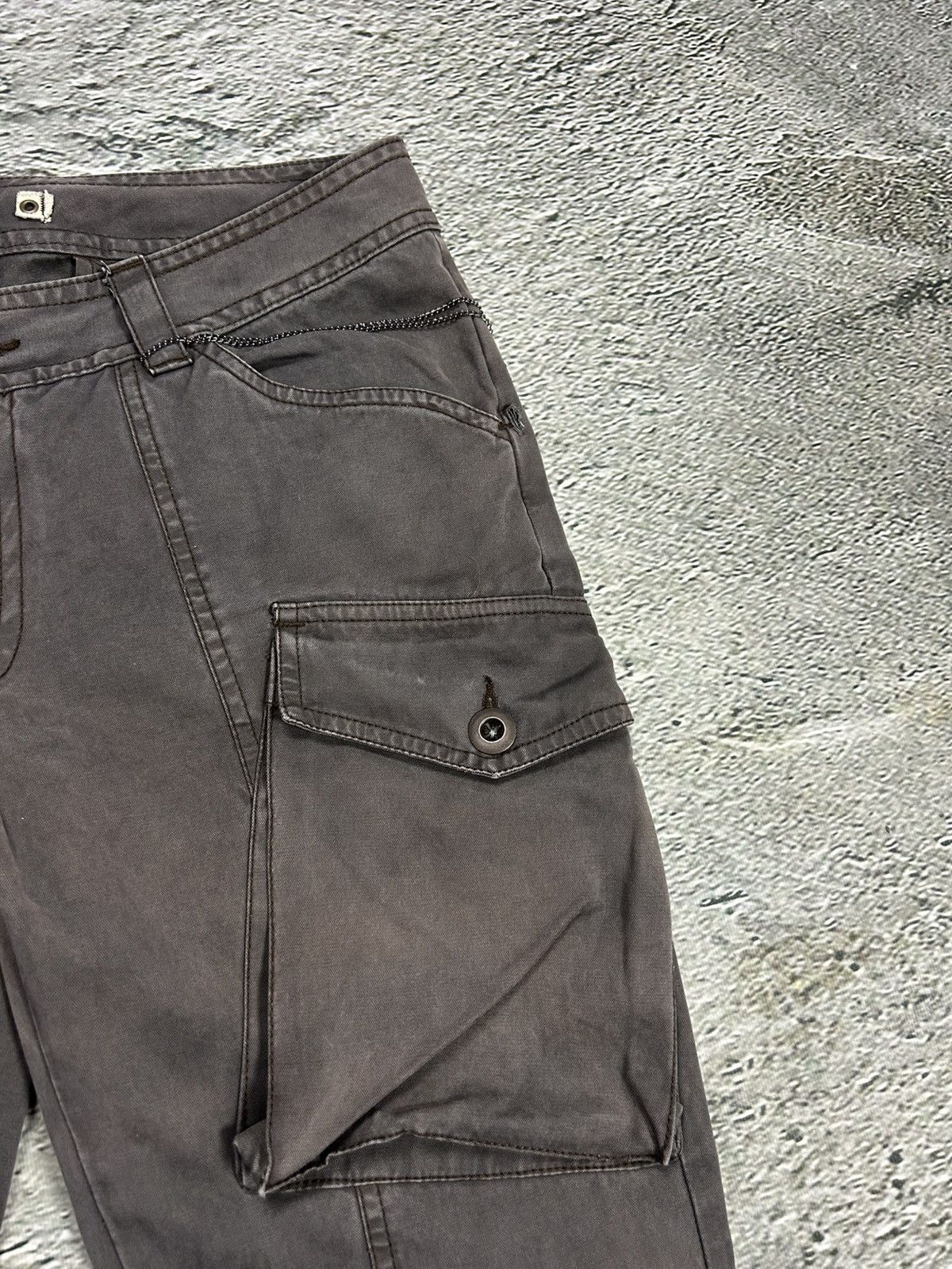 Vintage Vintage cargo pants flated grey utility military Size US 32 / EU 48 - 2 Thumbnail