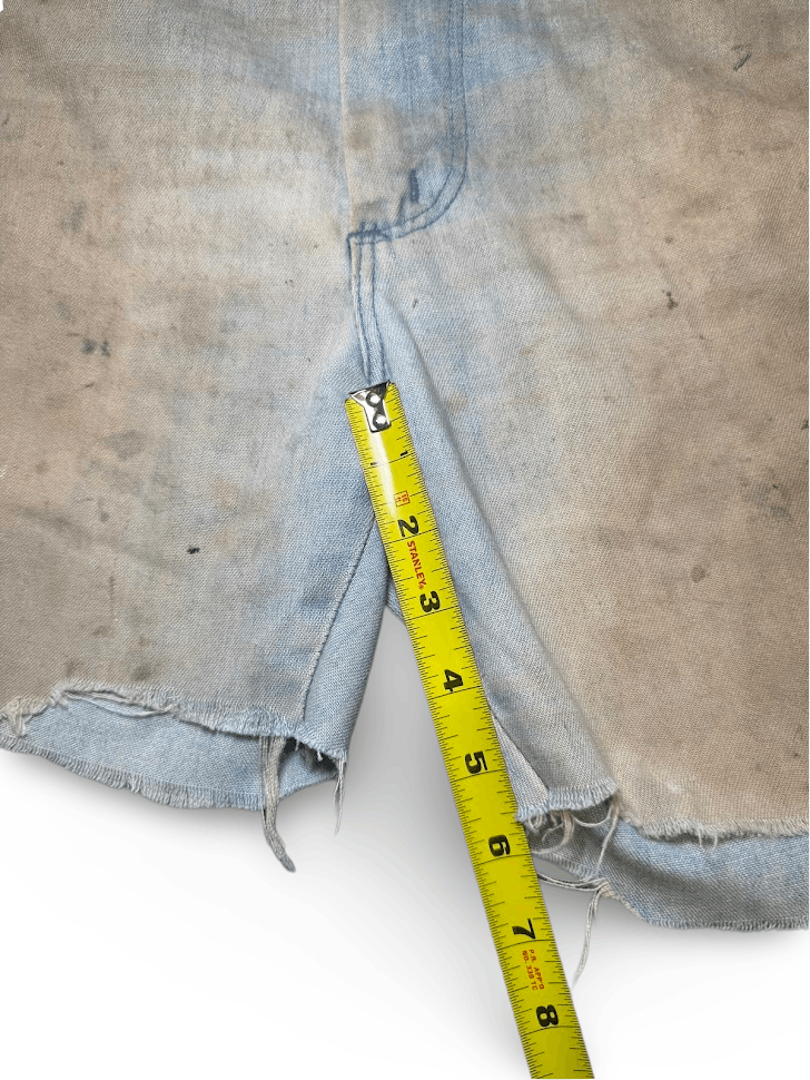 Vintage 80s Vintage Distressed Faded Cut Shorts Size US 30 / EU 46 - 7 Thumbnail