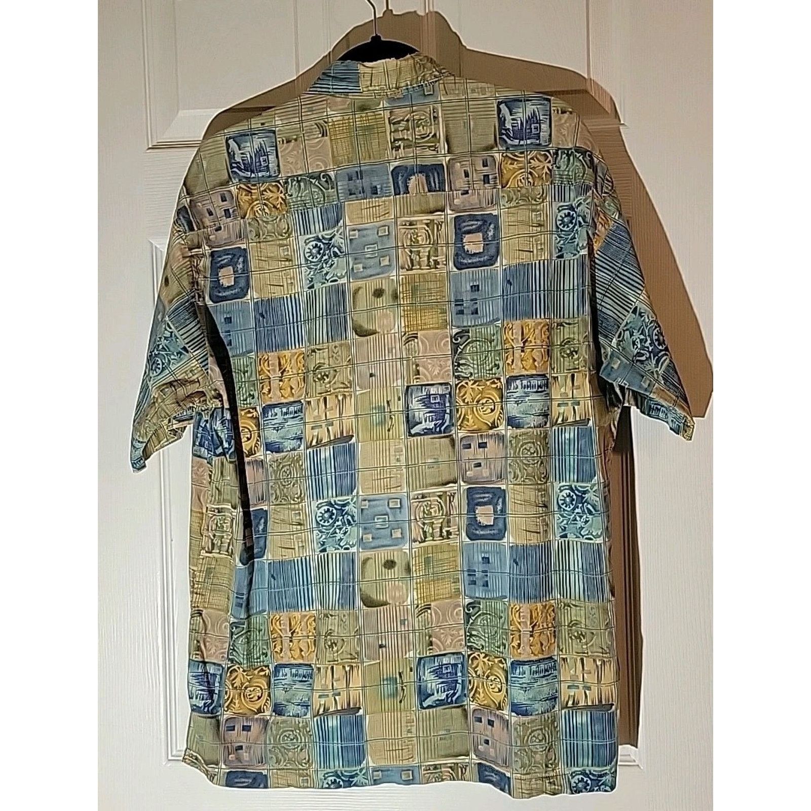 Tori Richard Tori Richard HAWAIIAN Medium Blue Green Scrapbook Button Up Size US M / EU 48-50 / 2 - 2 Thumbnail