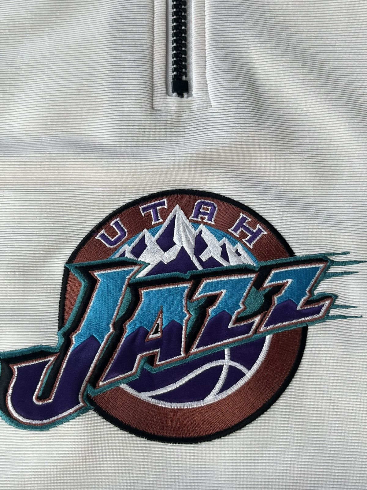 Starter UTAH JAZZ NBA 1998 Vintage Basketball Warm Up Jersey Starter Size US L / EU 52-54 / 3 - 3 Thumbnail
