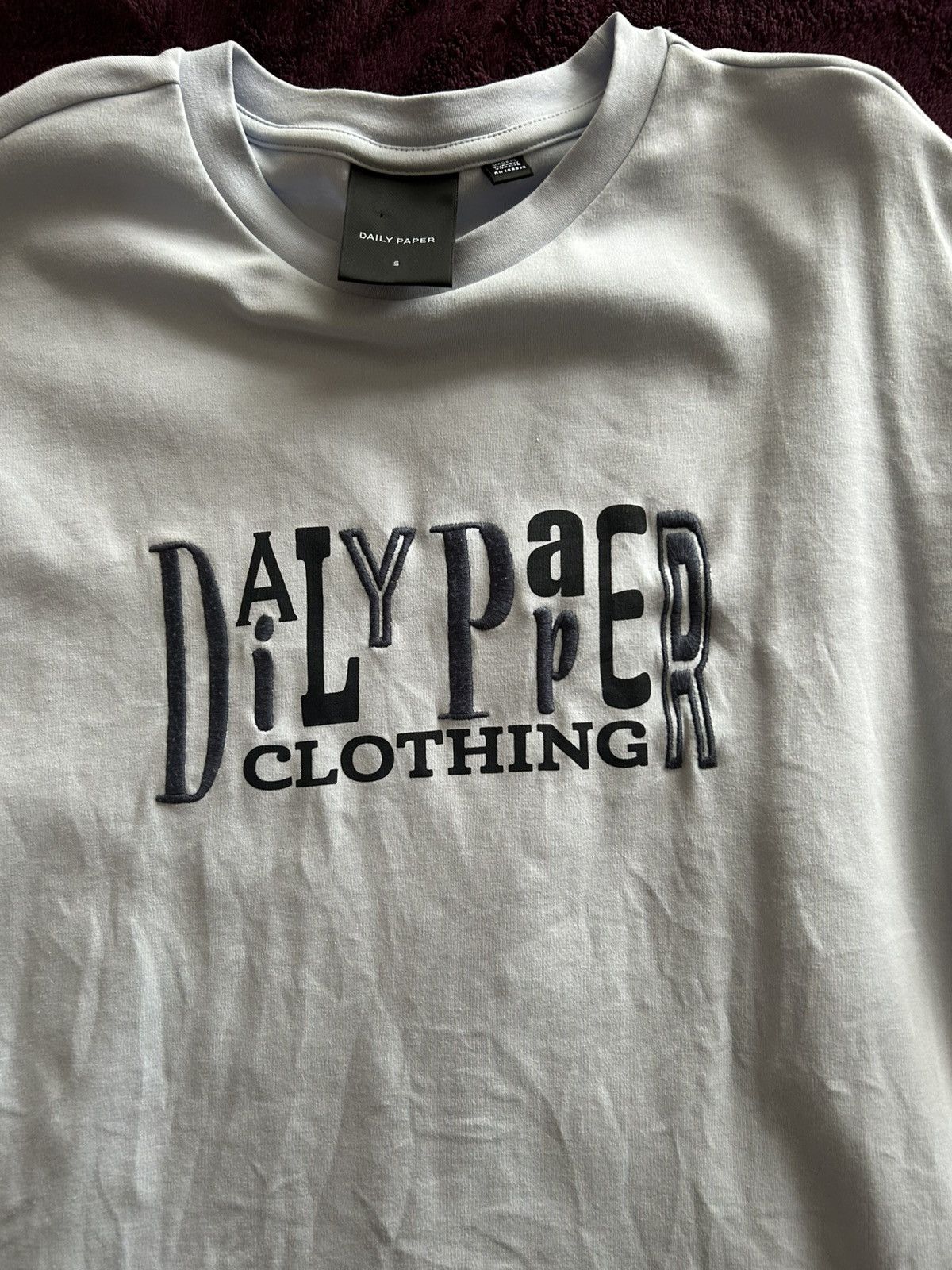 Daily Paper × Designer Daily Paper United Type Boxy Shirt Blue Embroidered Sz S Size US S / EU 44-46 / 1 - 3 Thumbnail