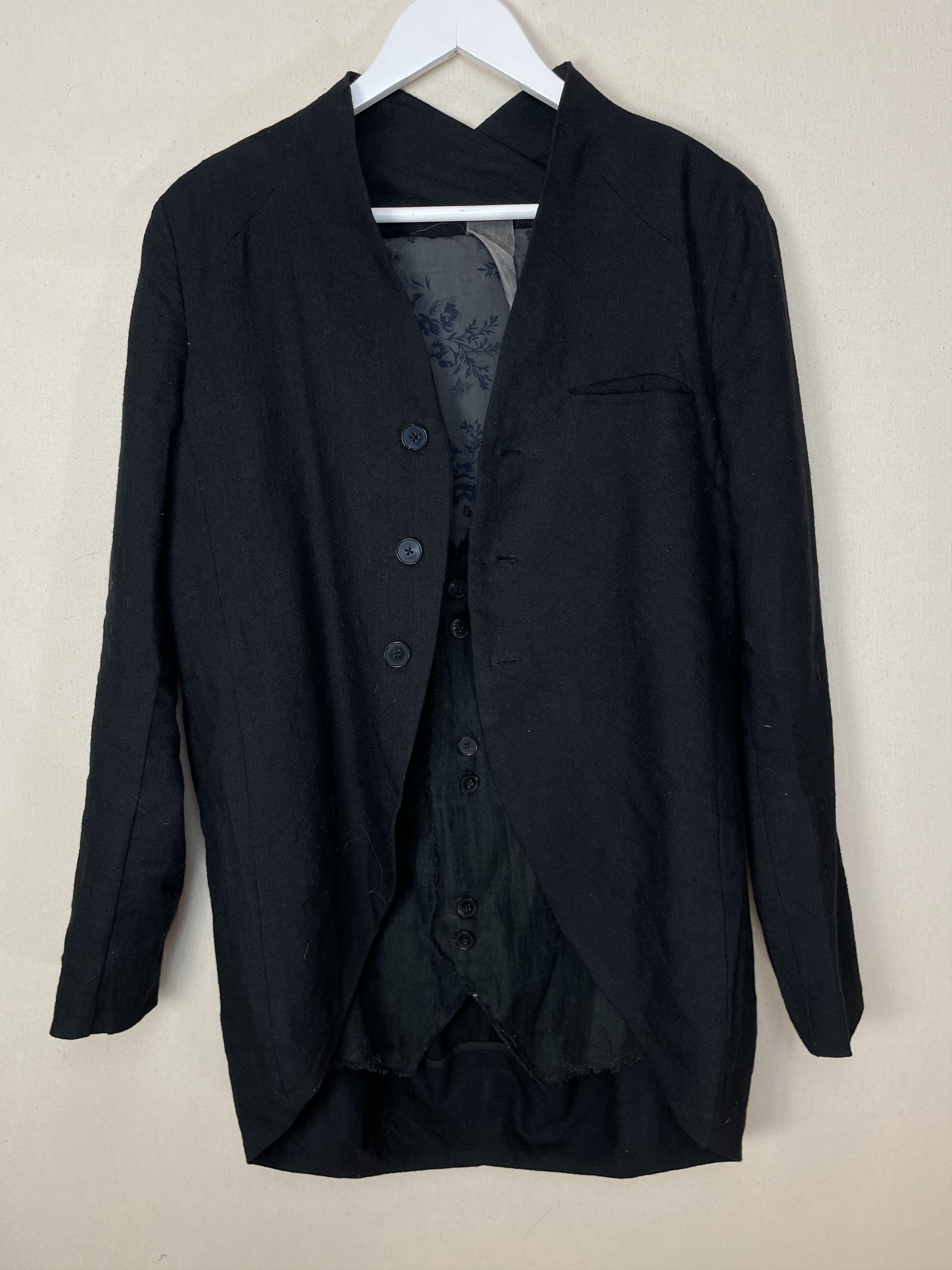 Aleksandr Manamis Layered Tailcoat with Vest, Wool and Linen Size M / US 6-8 / IT 42-44 - 1 Thumbnail