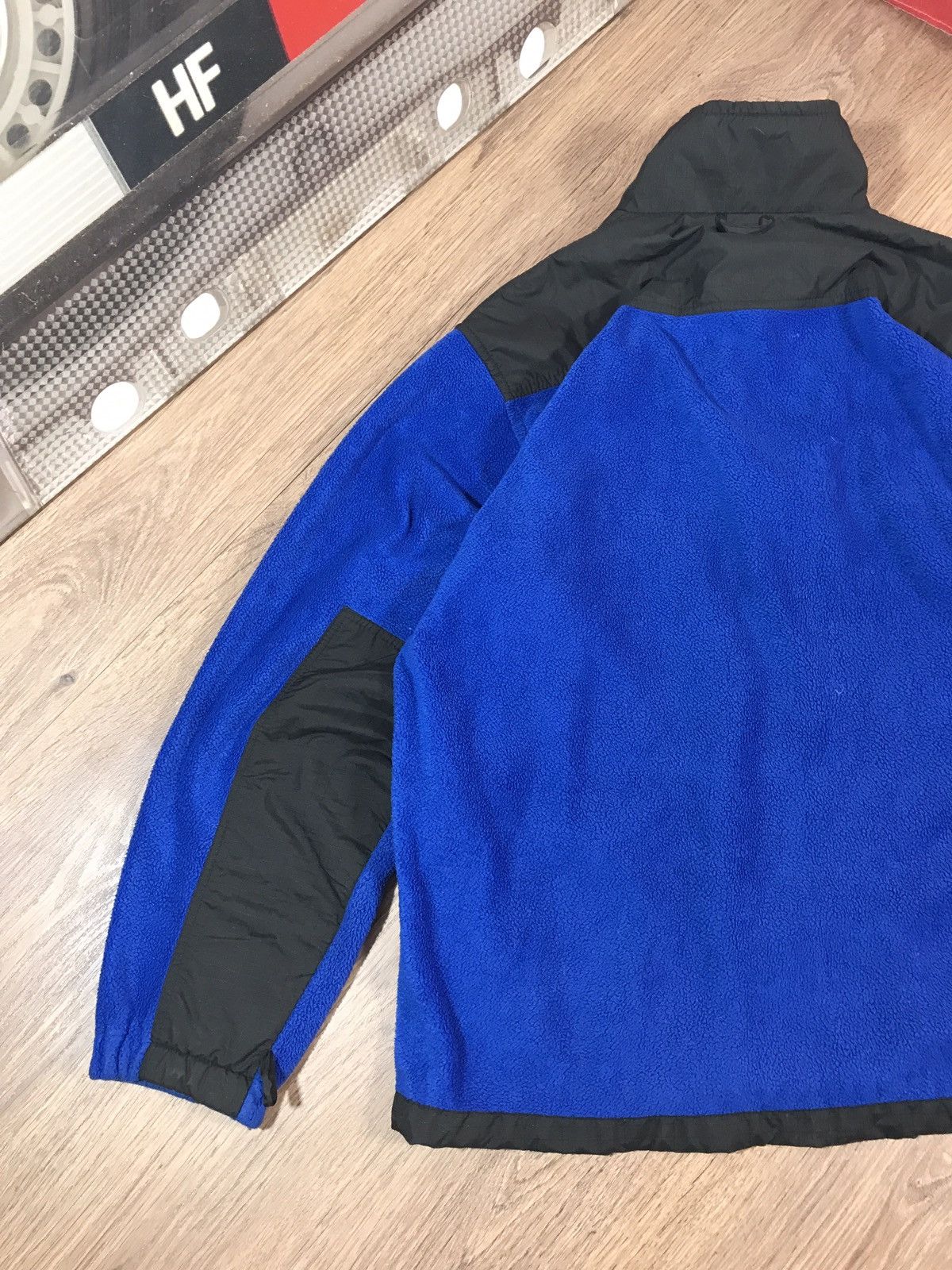 The North Face × Vintage Vintage The North Face 90s Retro Nylon Fleece Jacket Size US XL / EU 56 / 4 - 10 Thumbnail