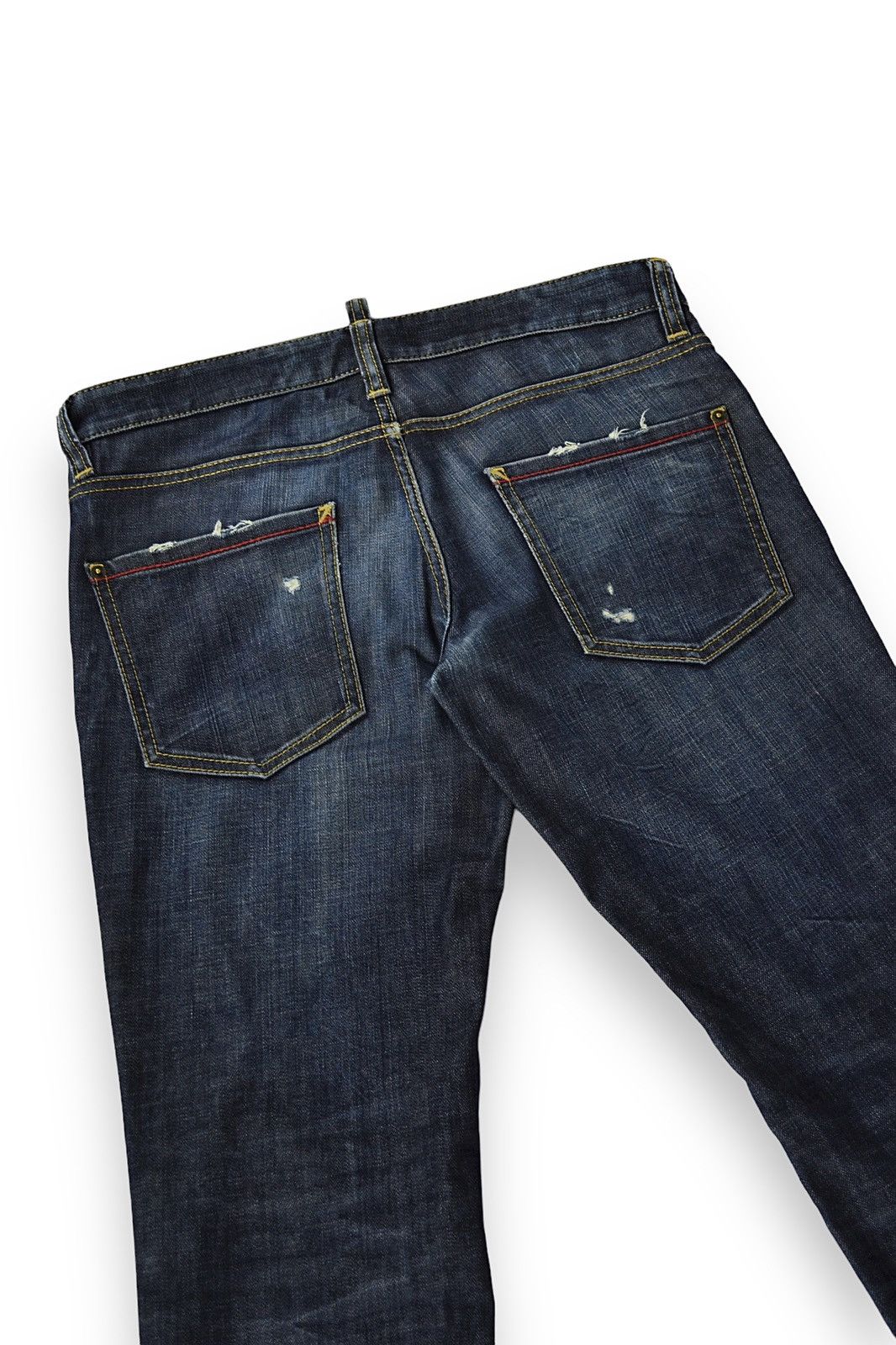 Dsquared2 Dsquared2 Distressed Slim Fit Indigo Jeans Denim Pants Size US 30 / EU 46 - 11 Thumbnail