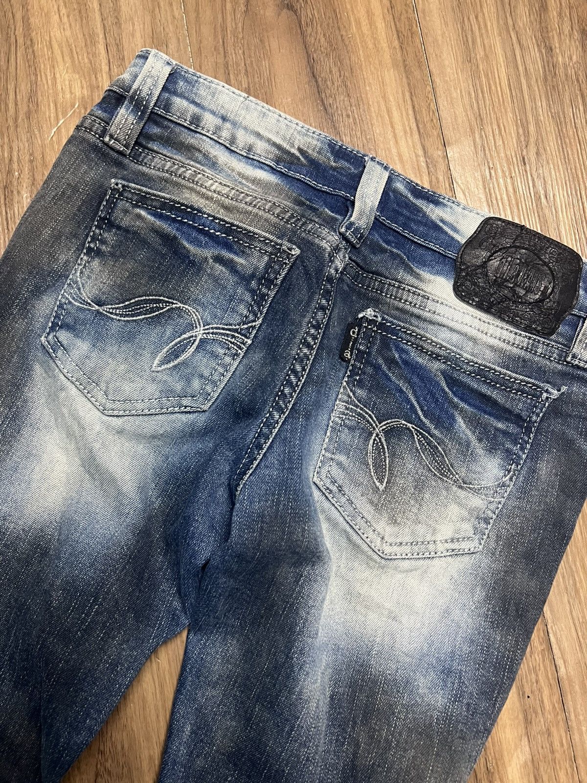 Japanese Brand d.i.a. Ripped Distressed Skinny Jeans Korean Streetwear (42) Size 26" / US 2 / IT 38 - 14 Thumbnail
