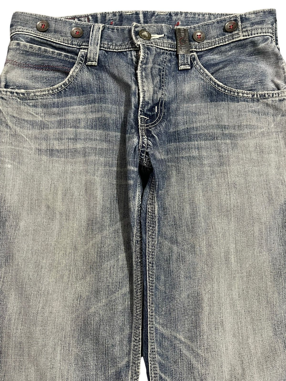 Edwin Vintage Edwin Blue Trip Faded Bleached Style Carpenter Jeans Size US 30 / EU 46 - 3 Thumbnail