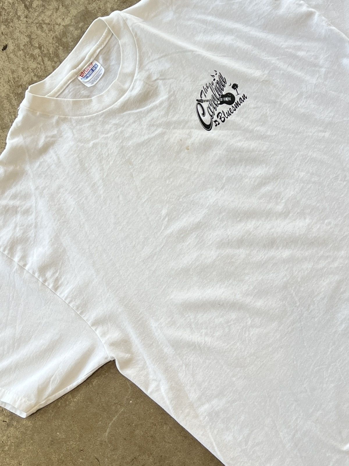 Band Tees Vintage The Carolina Bluesman Alvin Anderson Portrait Tee XL Size US XL / EU 56 / 4 - 4 Thumbnail