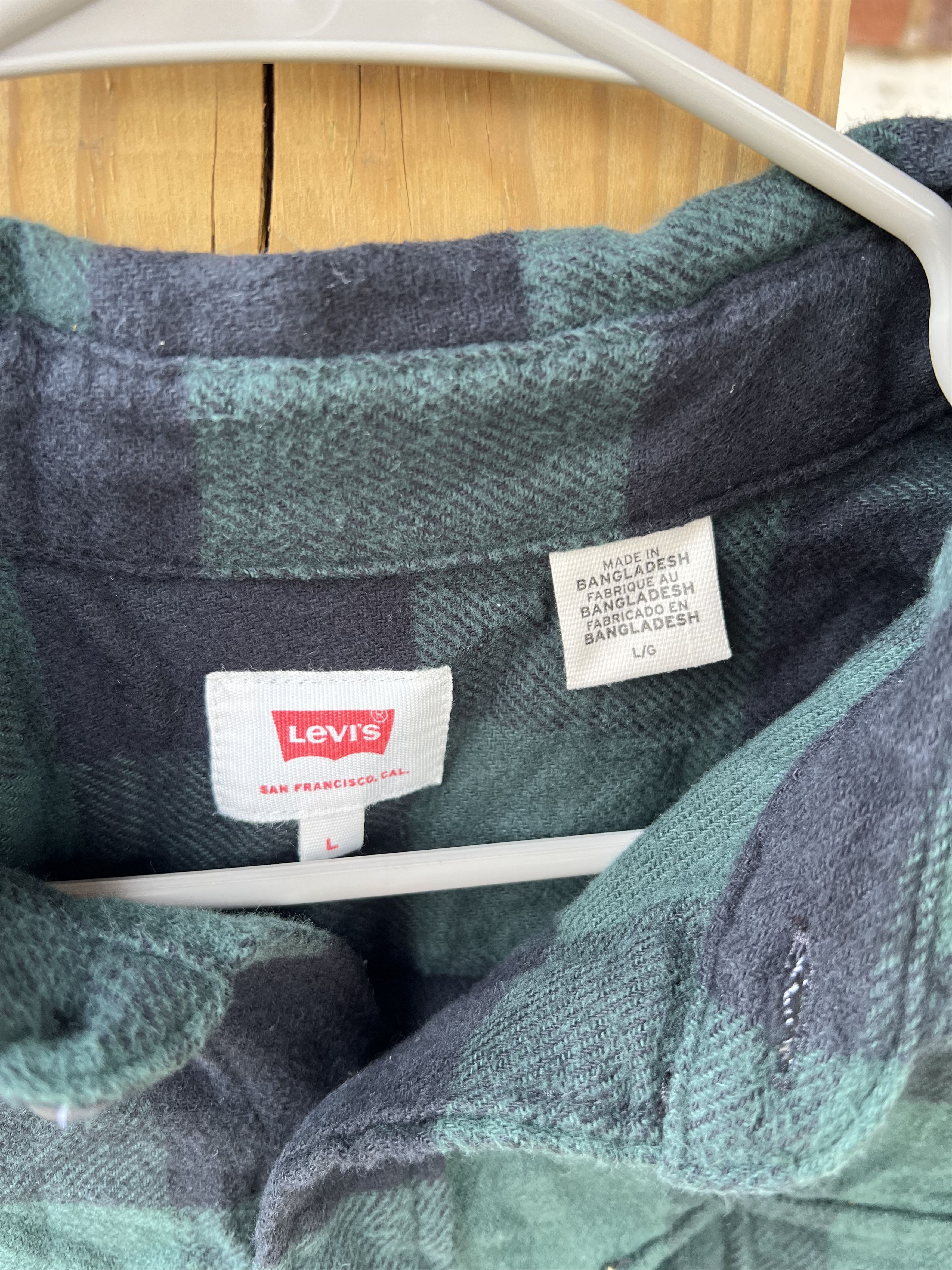 Levi's Flannel Jackson work overshirt Size US L / EU 52-54 / 3 - 2 Thumbnail