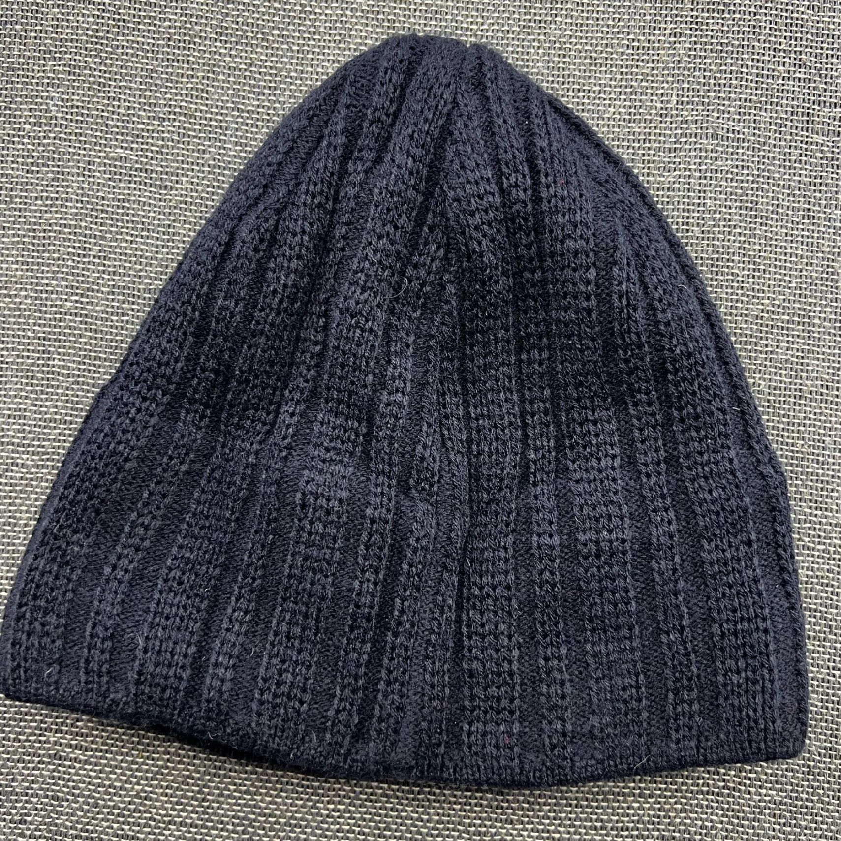 Vintage 66 North Blue Beanie Hat One Size Windproof Thermal Knitted Lined Acrylic Knit Unisex Adults Beanie Mens Womens Size ONE SIZE - 3 Thumbnail