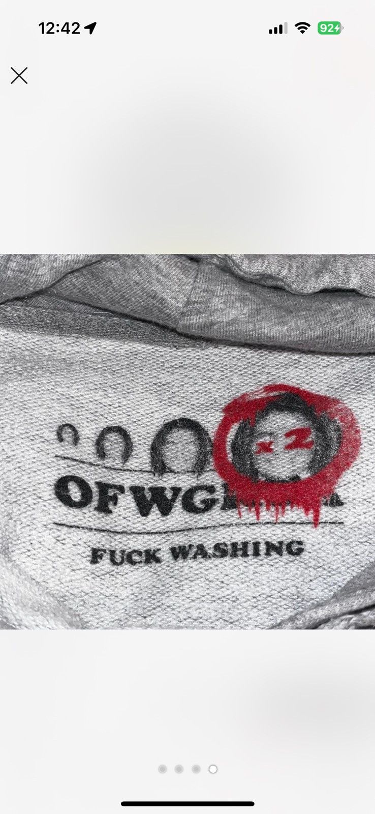 Golf Wang × Odd Future × Tyler The Creator Goblin Bastard Face Hoodie XXL Size US XXL / EU 58 / 5 - 4 Thumbnail