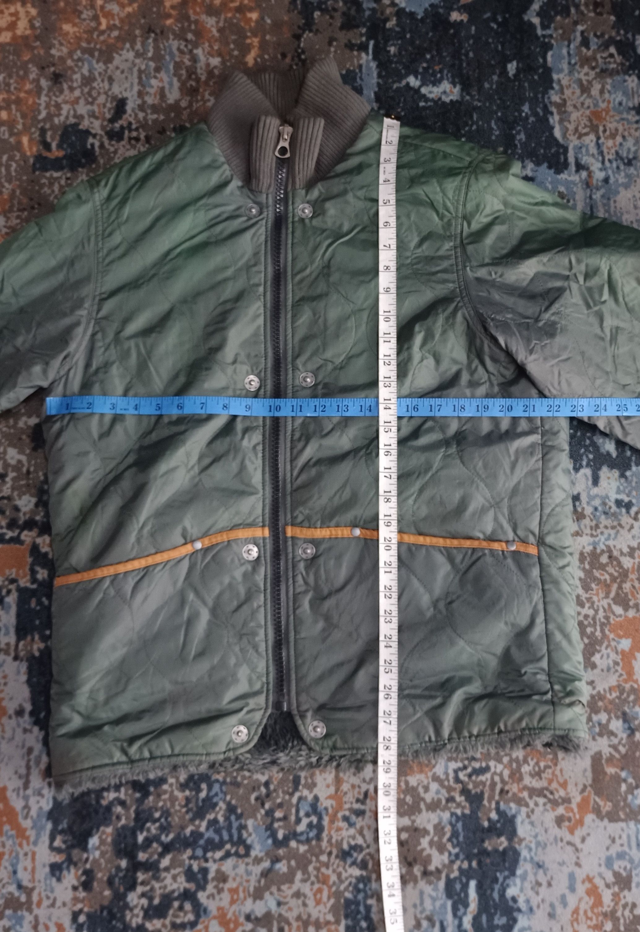 Japanese Brand × Timberland Timberland Boa-lined Quilted Bomber Jacket Lot 10061 Size US L / EU 52-54 / 3 - 16 Thumbnail