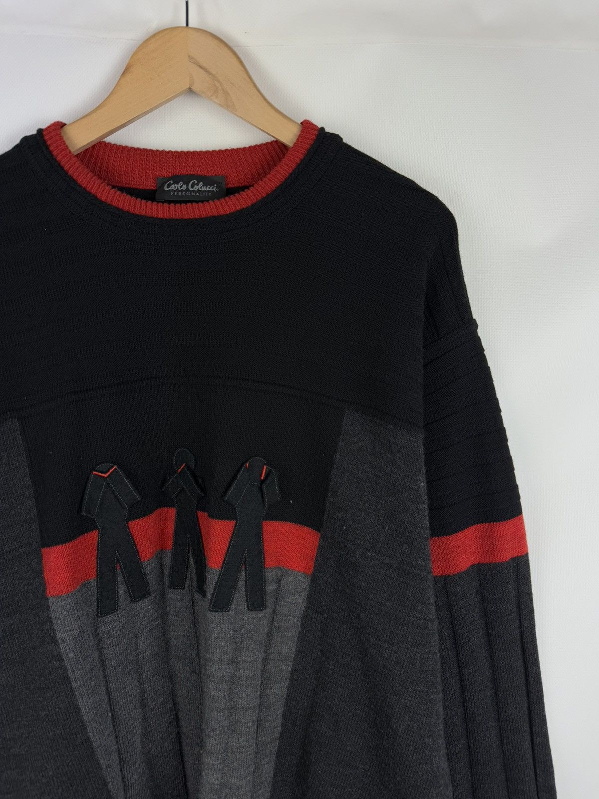 Carlo Colucci Carlo Colucci Vintage Men’s Wool Knitted Sweater Pullover Size US XL / EU 56 / 4 - 5 Thumbnail
