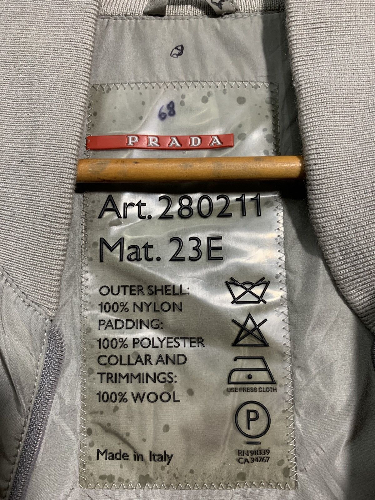 Prada 🔥VTG PRADA NYLON BOMBER JACKETS Size US M / EU 48-50 / 2 - 9 Thumbnail