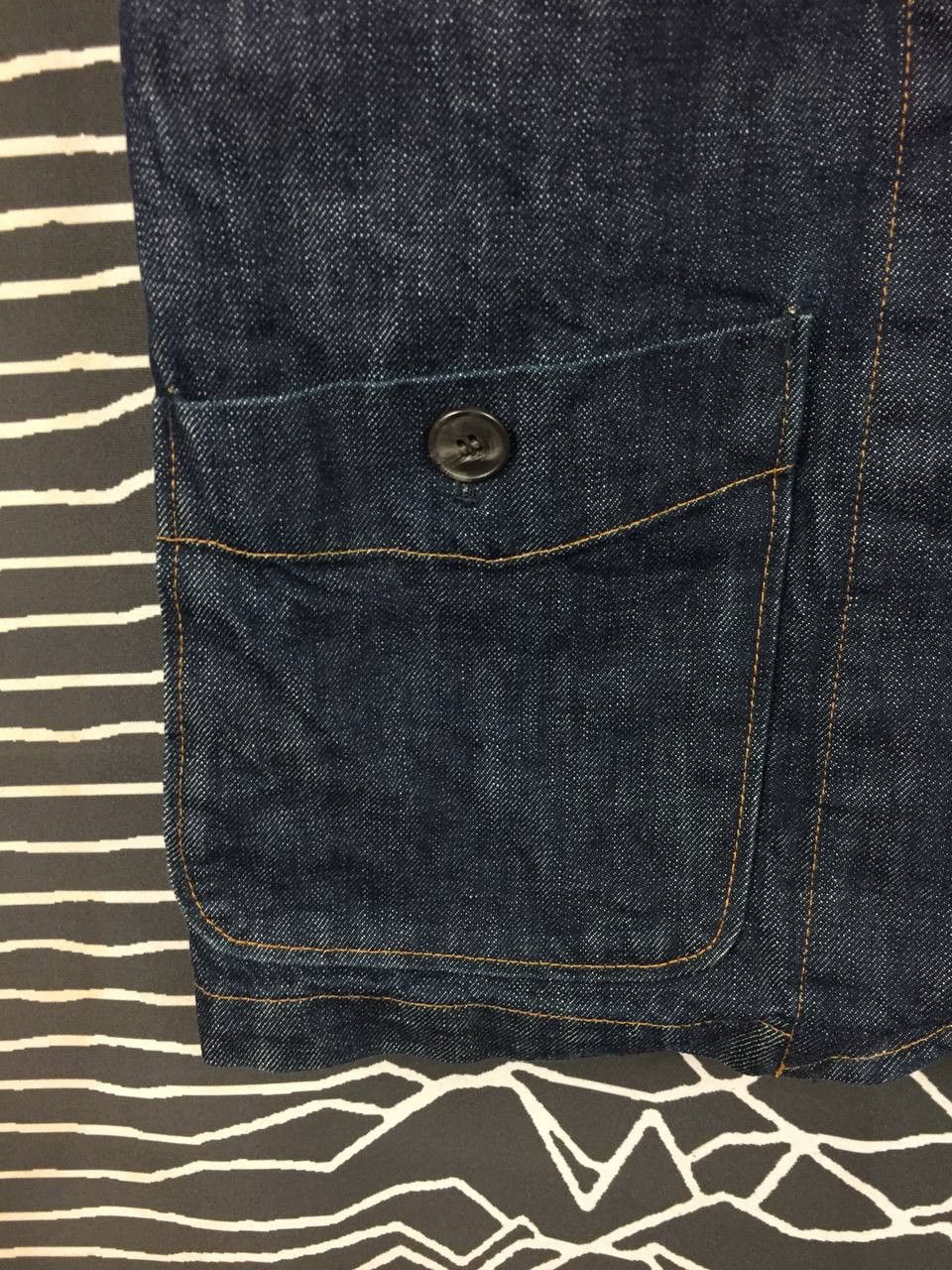Japanese Brand Blanc Bleu Minuit by Rolladex Denim Chore Jacket Size US S / EU 44-46 / 1 - 5 Thumbnail