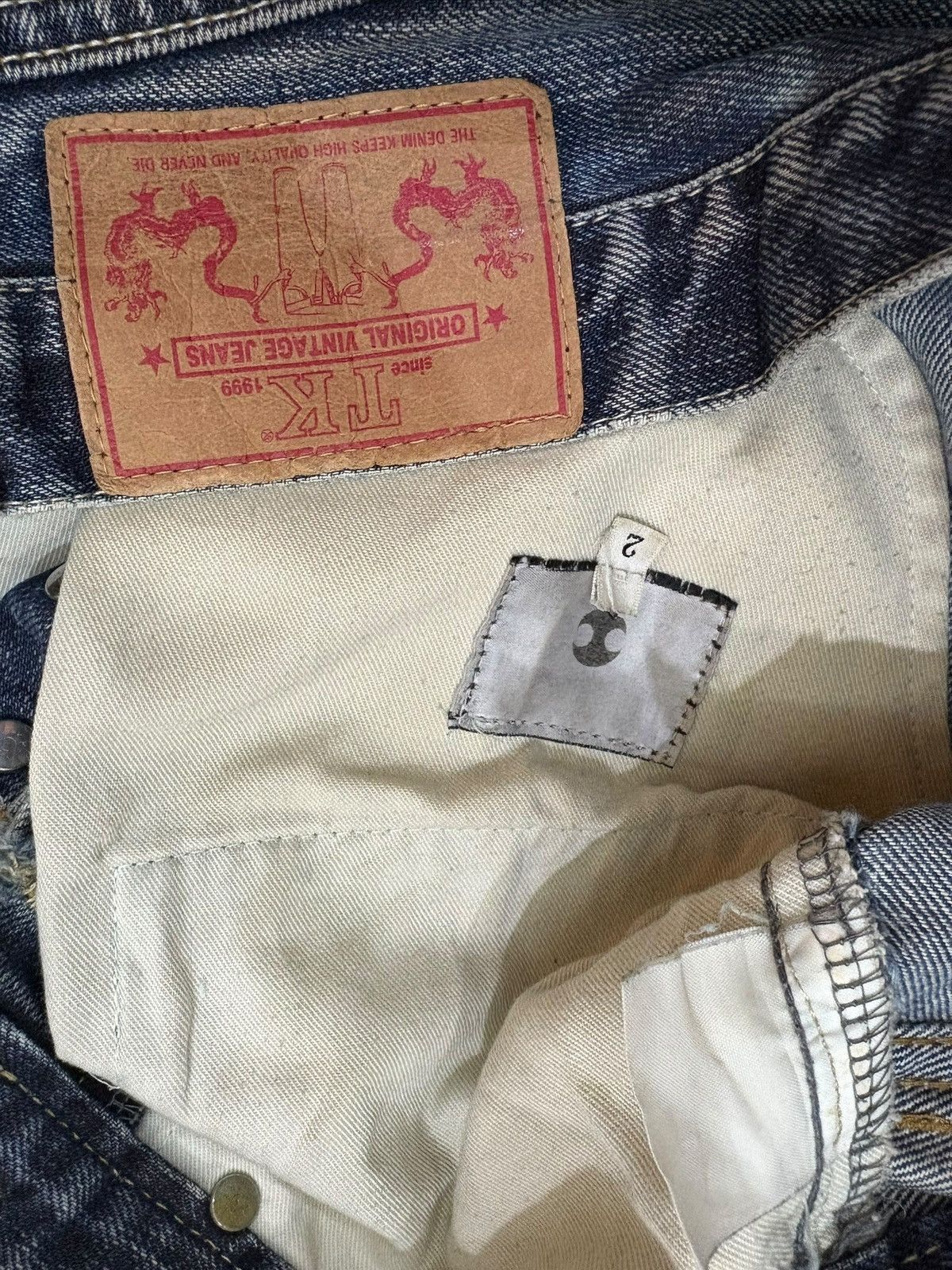 Takeo Kikuchi Vintage Takeo Kikuchi Rusty Mud Wash Distressed Jeans Size US 31 - 9 Thumbnail