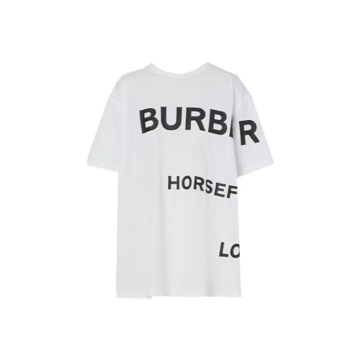 Burberry Burberry Letter Print Oversized T-Shirt 0079 Size XL / US 12-14 / IT 48-50 - 1 Thumbnail