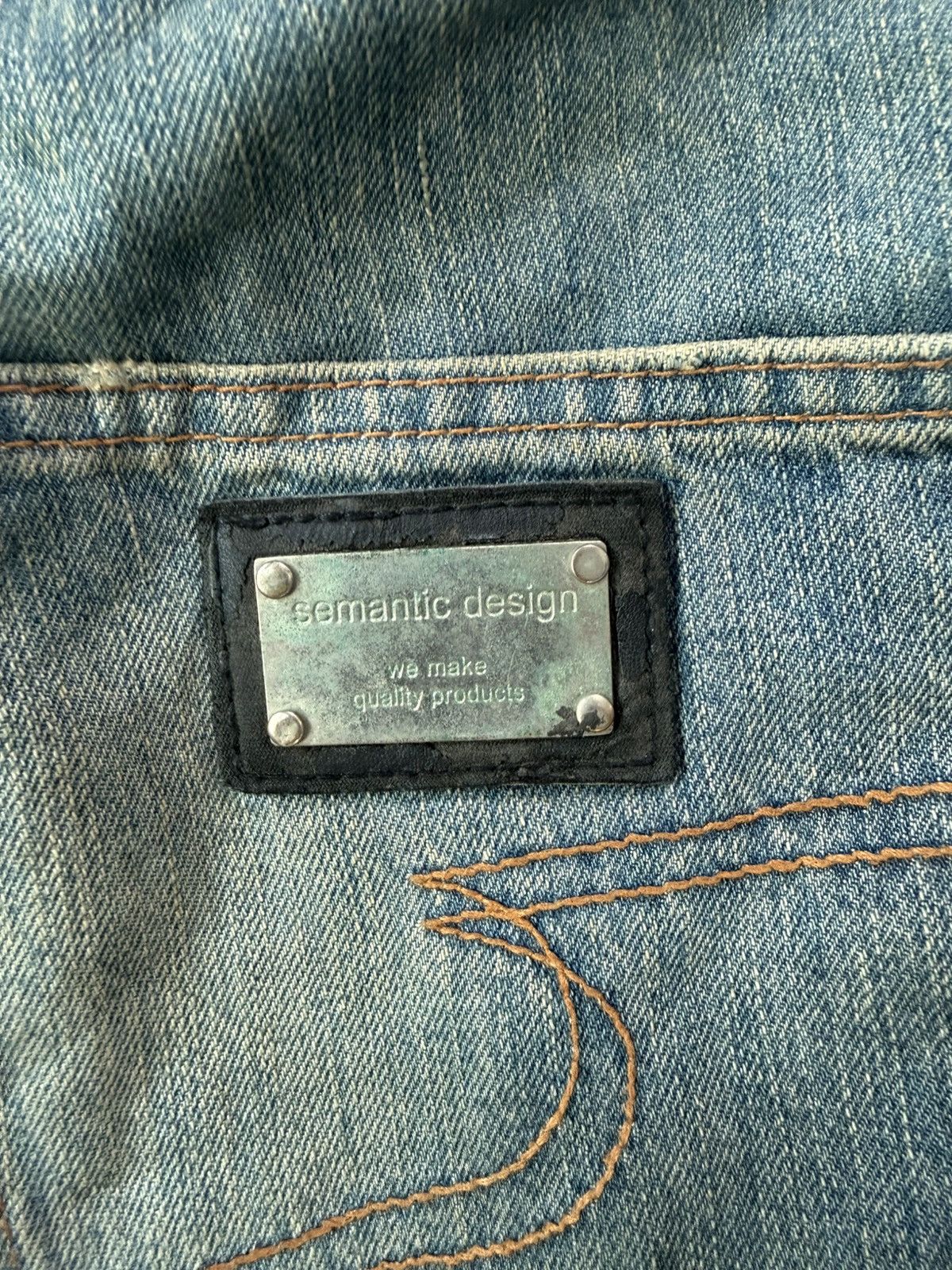 semanticdesign Semantic Design Shorts Denim Mountain Rock Art Size US 34 / EU 50 - 7 Thumbnail