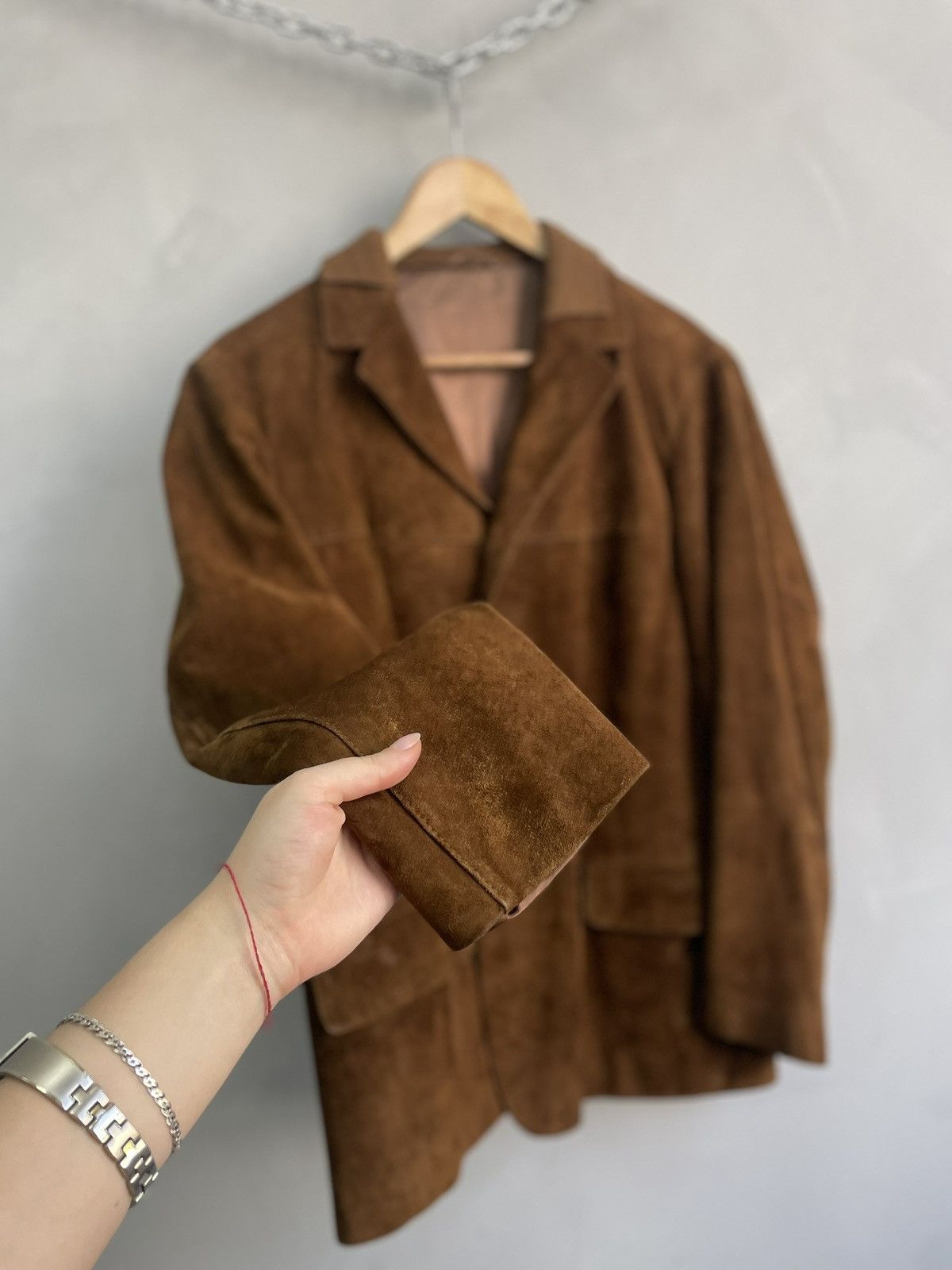 14th Addiction 90s suede leather 14thaddiction style leather blazer jacket Size US M / EU 48-50 / 2 - 5 Thumbnail