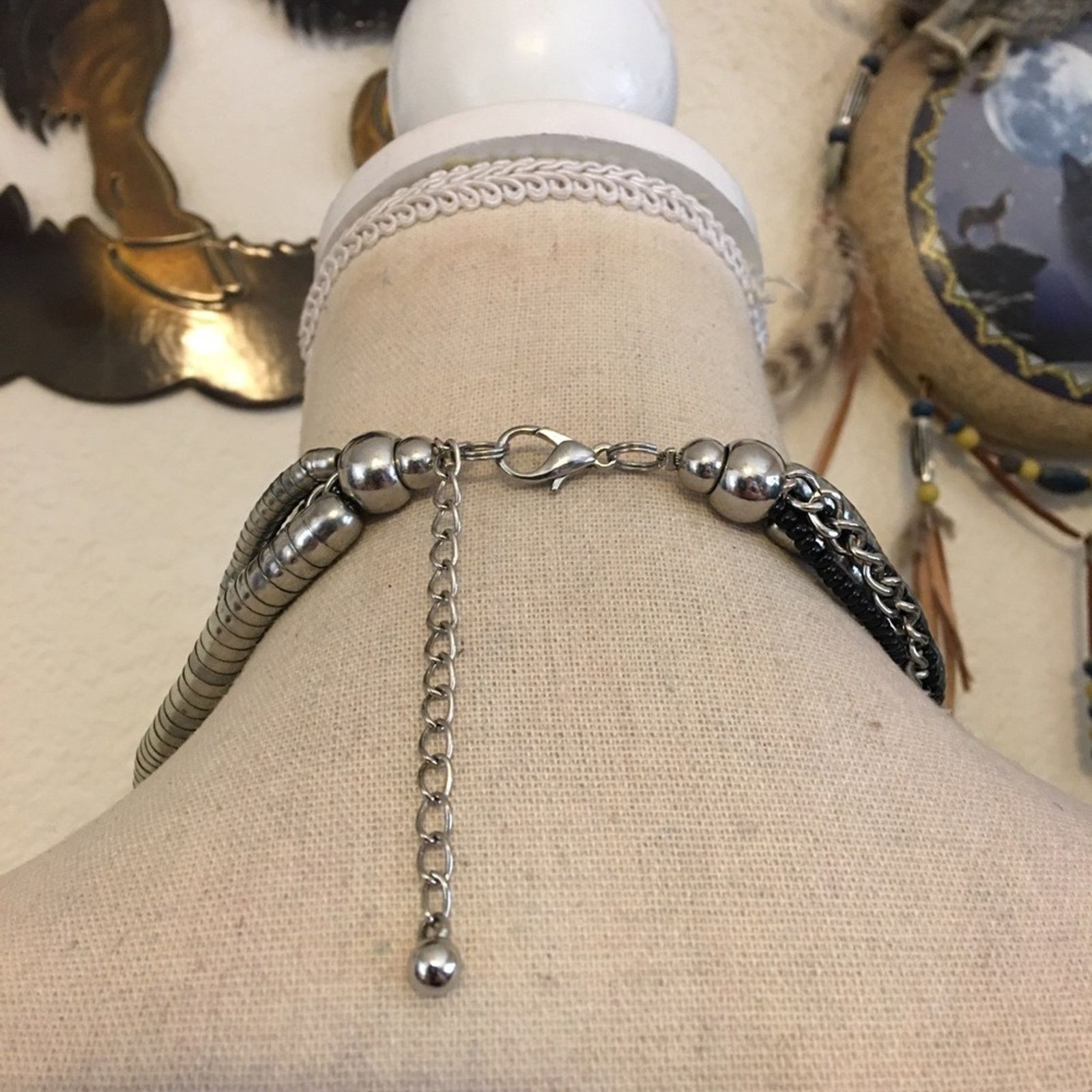 Jewelry Multi strand bead ~ bead cap chain strand necklace Size ONE SIZE - 5 Thumbnail