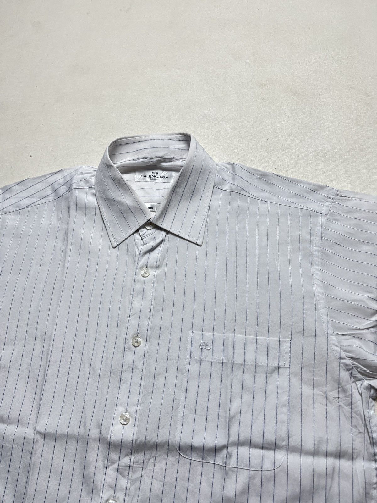 Balenciaga Vintage balenciaga shirt Size US L / EU 52-54 / 3 - 2 Thumbnail