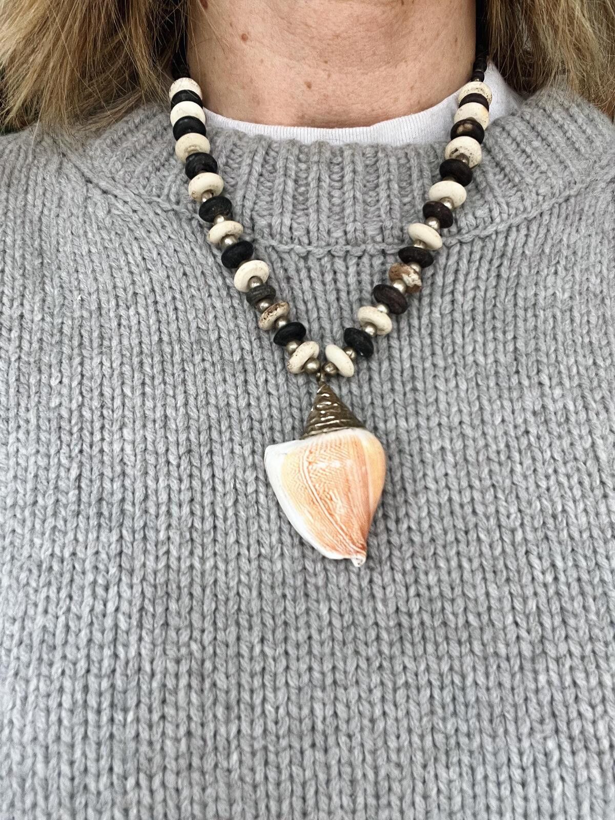Other Vintage Shell Beaded Necklace Size ONE SIZE - 5 Thumbnail