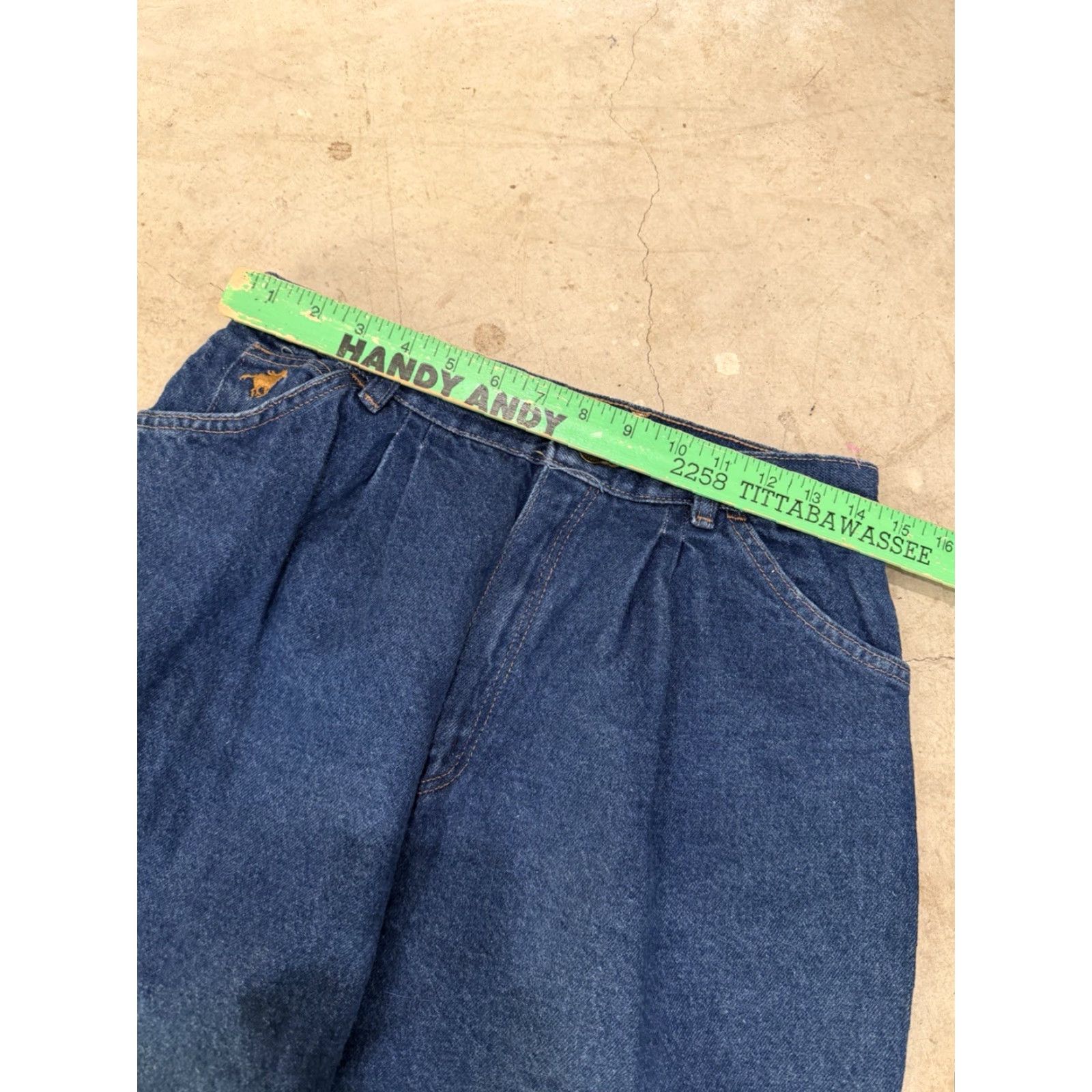Wrangler VINTAGE Wrangler Womens High Waisted Mom Jeans Misses Size 14 (29x28) Blue Jeans Womens 70s Modern? Size 36" / US 14 / IT 50 - 6 Thumbnail