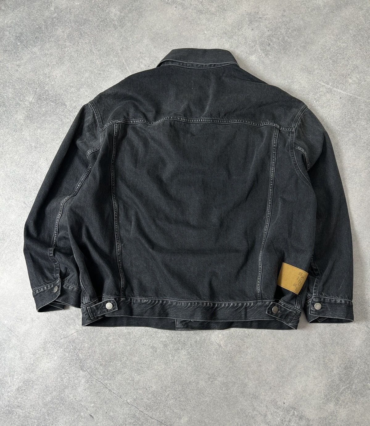 Haikure Haikure Janet Mid black oversized denim jacket Size S / US 4 / IT 40 - 3 Thumbnail
