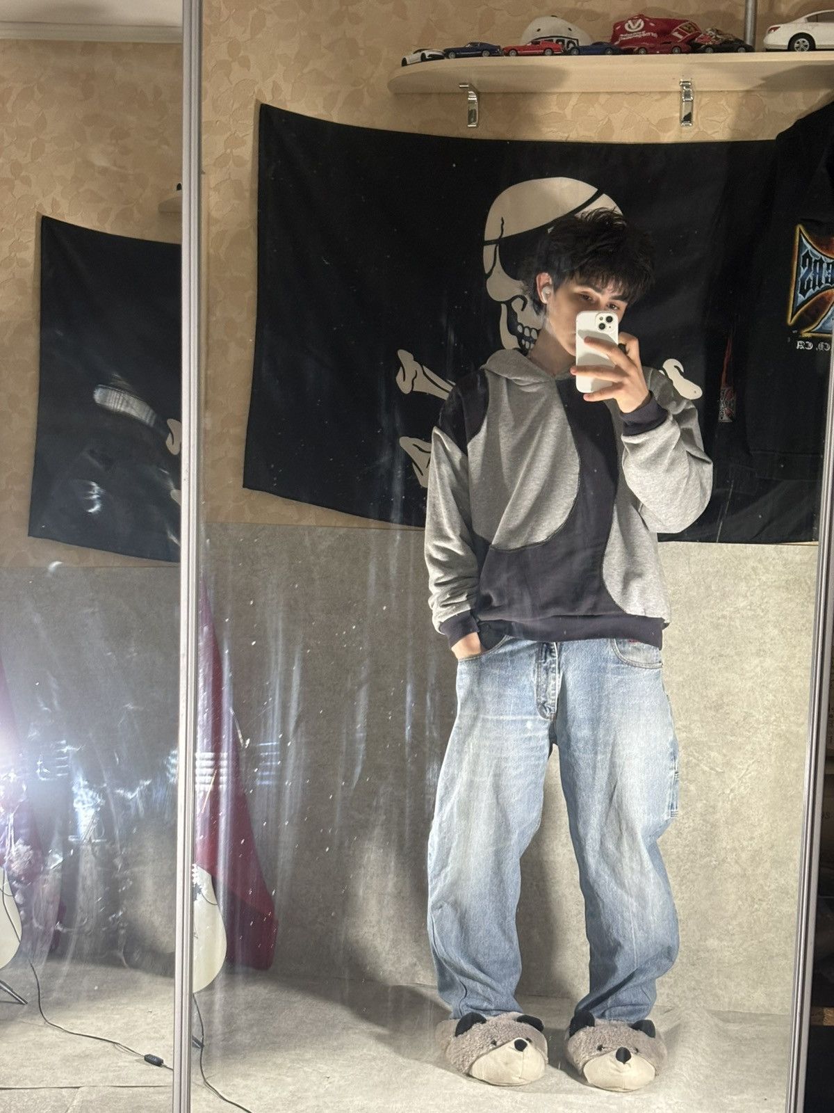 If Six Was Nine A COLD WALL type Avantgarde Curved Hoodie Fit Yeezy Gap Size US L / EU 52-54 / 3 - 12 Thumbnail