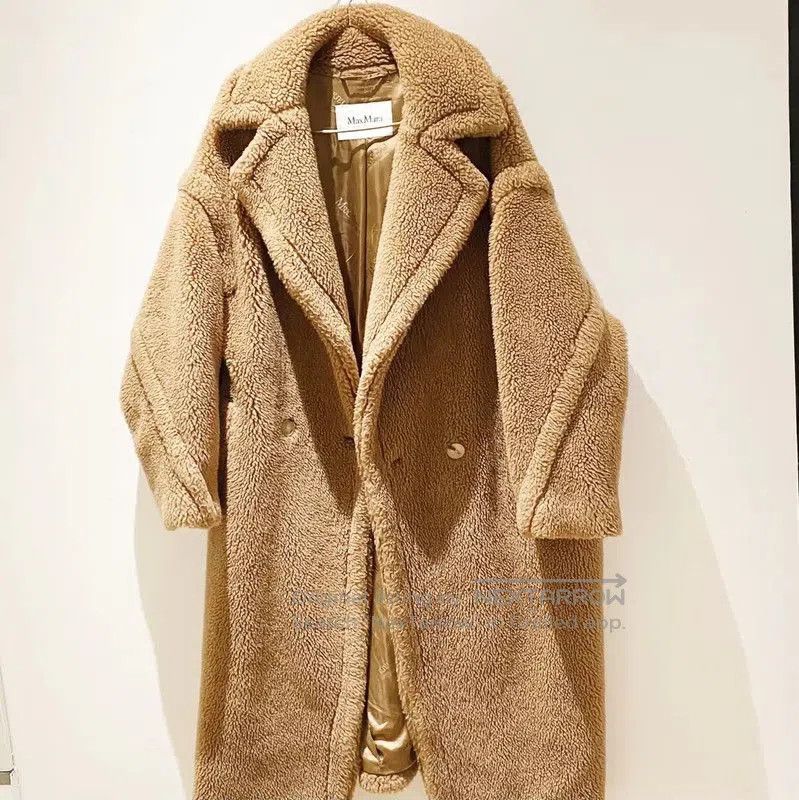 Max Mara MaxMara Brown Faux Fur Women's Coat . Size S / US 4 / IT 40 - 1 Thumbnail