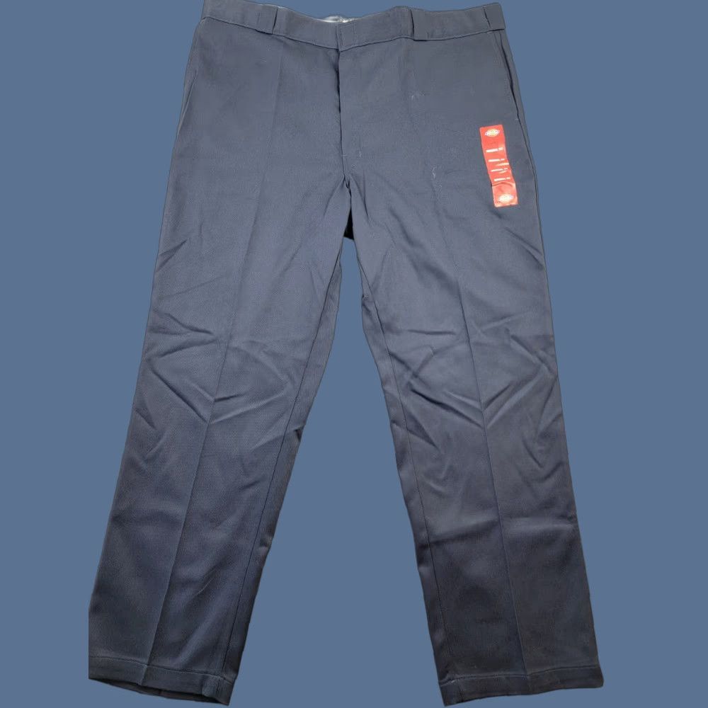Dickies Dickies 874 Pants Mens 44x32 Blue Original Fit Work Pant Flex Slash Pockets Flat Front Size US 44 / EU 60 - 1 Thumbnail