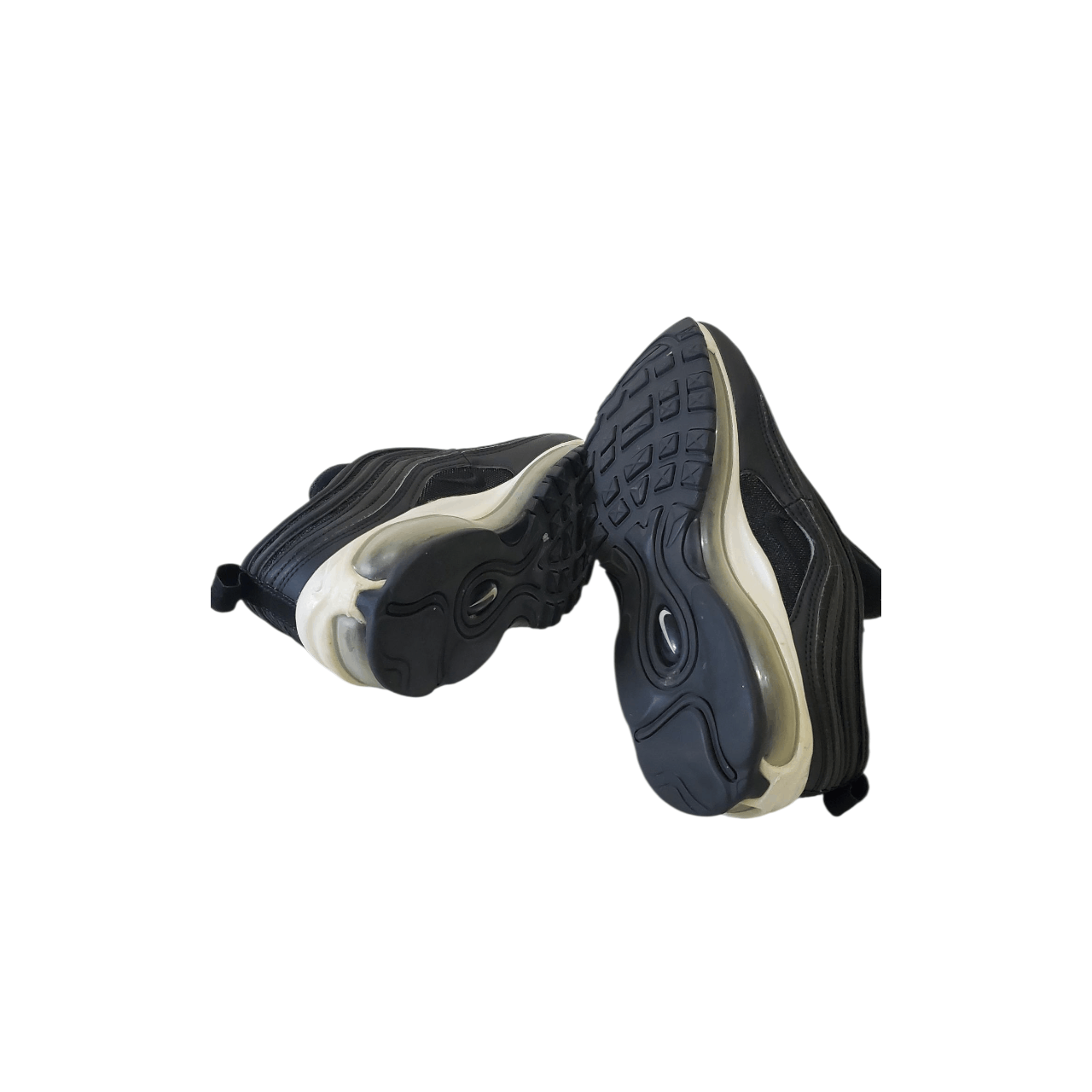 Nike Nike Air Max 97 Black/White Shoes (Womens) *NO LACES* Size US 6 / IT 36 - 7 Thumbnail