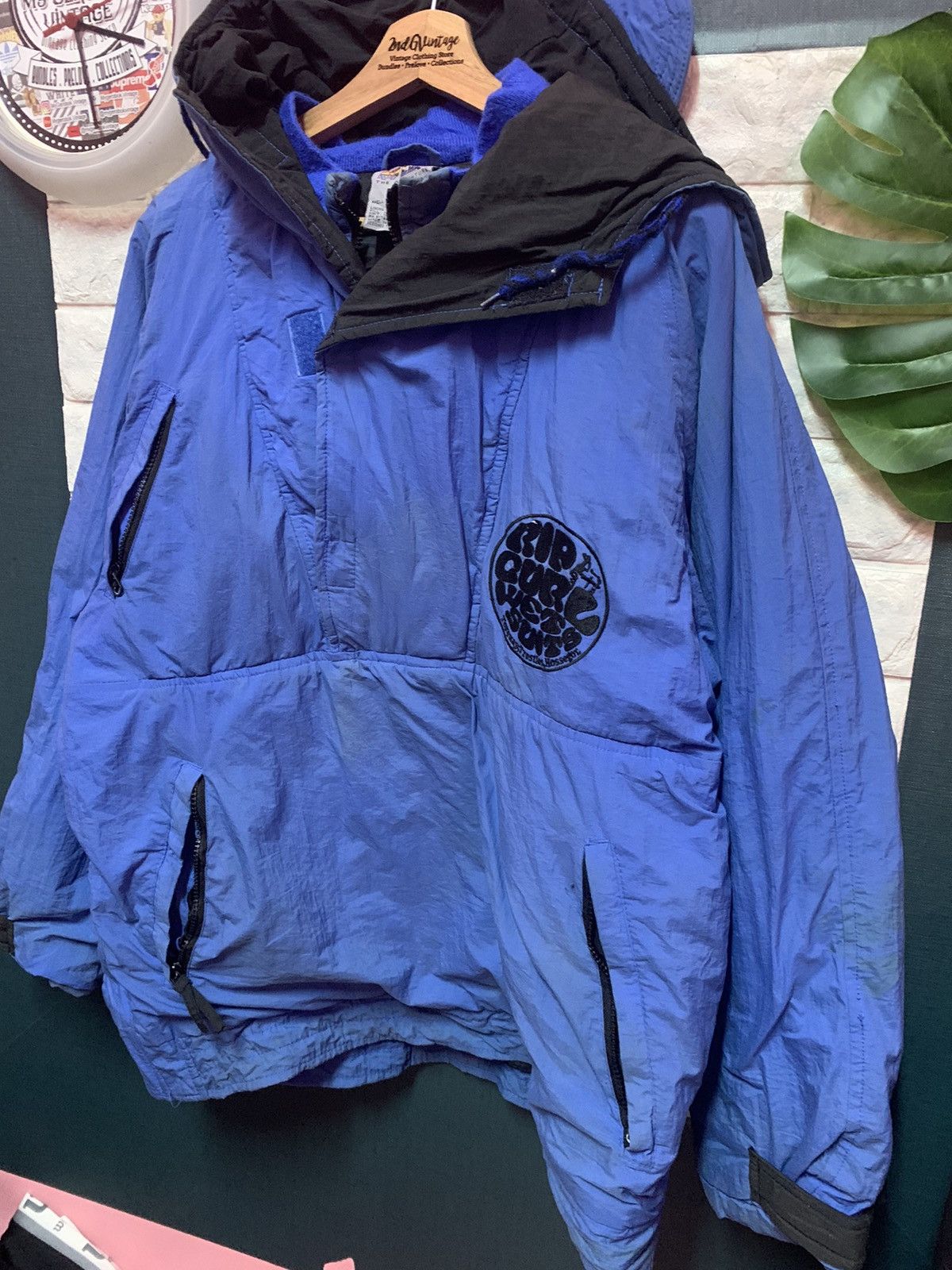 Ripcurl × Vintage VINTAGE!! Jacket Hoodies 90's RIPCURL Size US M / EU 48-50 / 2 - 2 Thumbnail