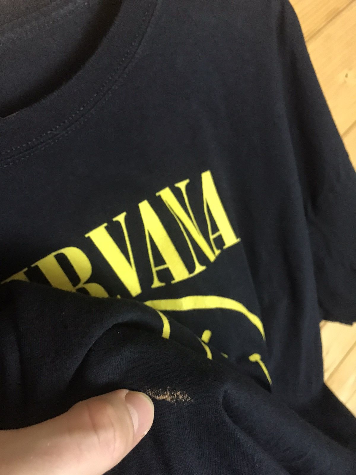 Nirvana 1992 vintage 90s Nirvana t-shirt Size US XXL / EU 58 / 5 - 5 Thumbnail