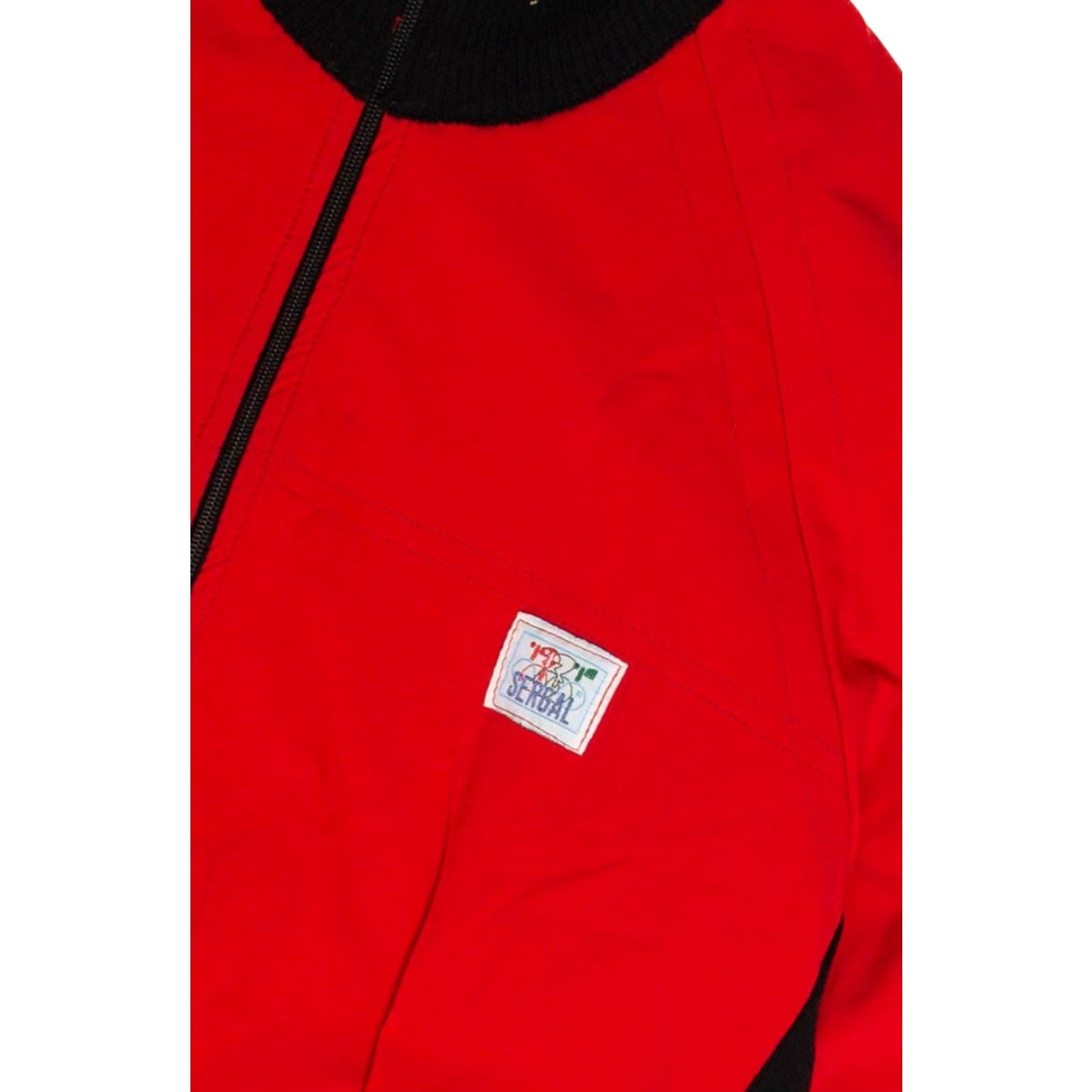Etro VINTAGE Sergal Red Cycling Lightweight Jacket Large Wool Retro Sportswear Mens Size US L / EU 52-54 / 3 - 2 Thumbnail