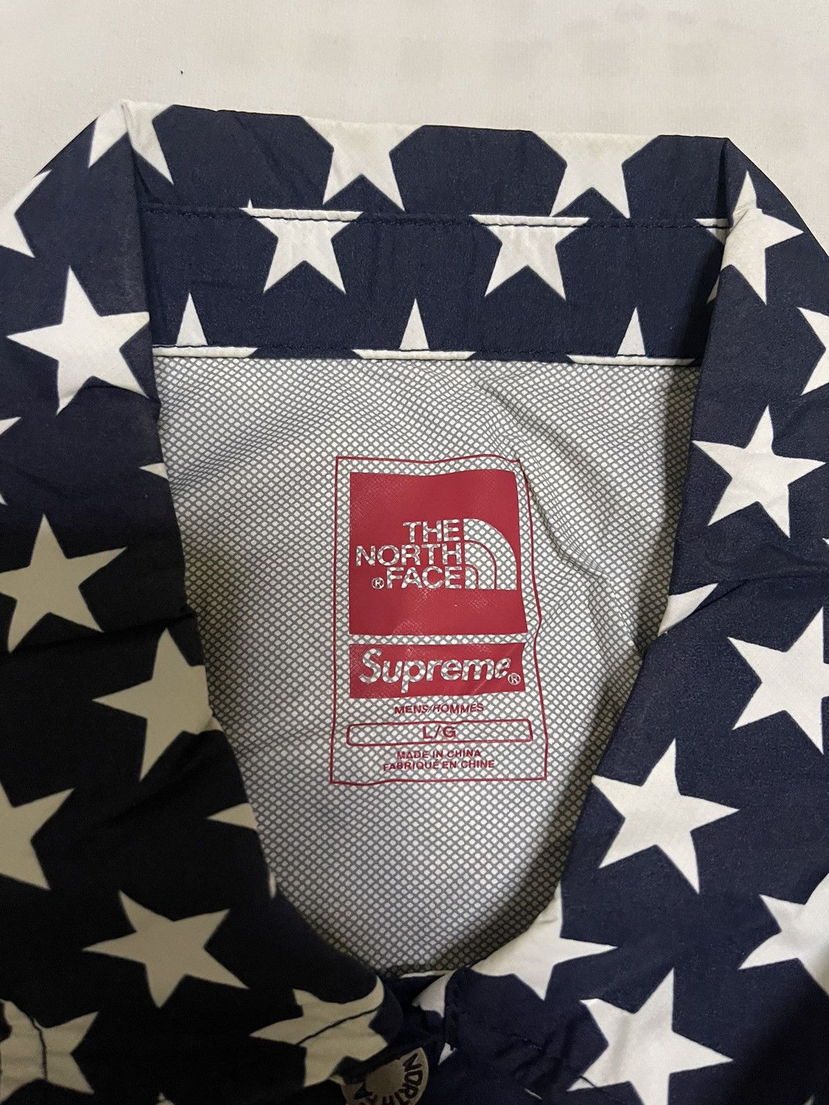 Supreme × The North Face Supreme tnf north face 15ss navy star stars coach jacket Size US L / EU 52-54 / 3 - 6 Thumbnail