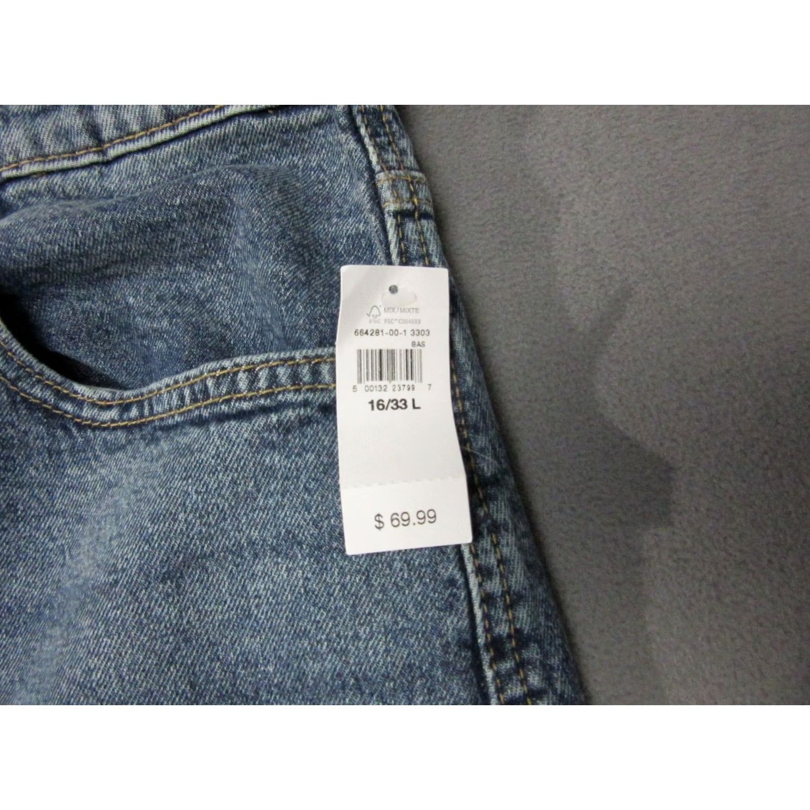 Gap Gap Jeans Womens 16/33 L Blue Denim Cotton Barrel Relaxed High Rise Tapered Leg Size 38" / US 16 / IT 52 - 3 Thumbnail