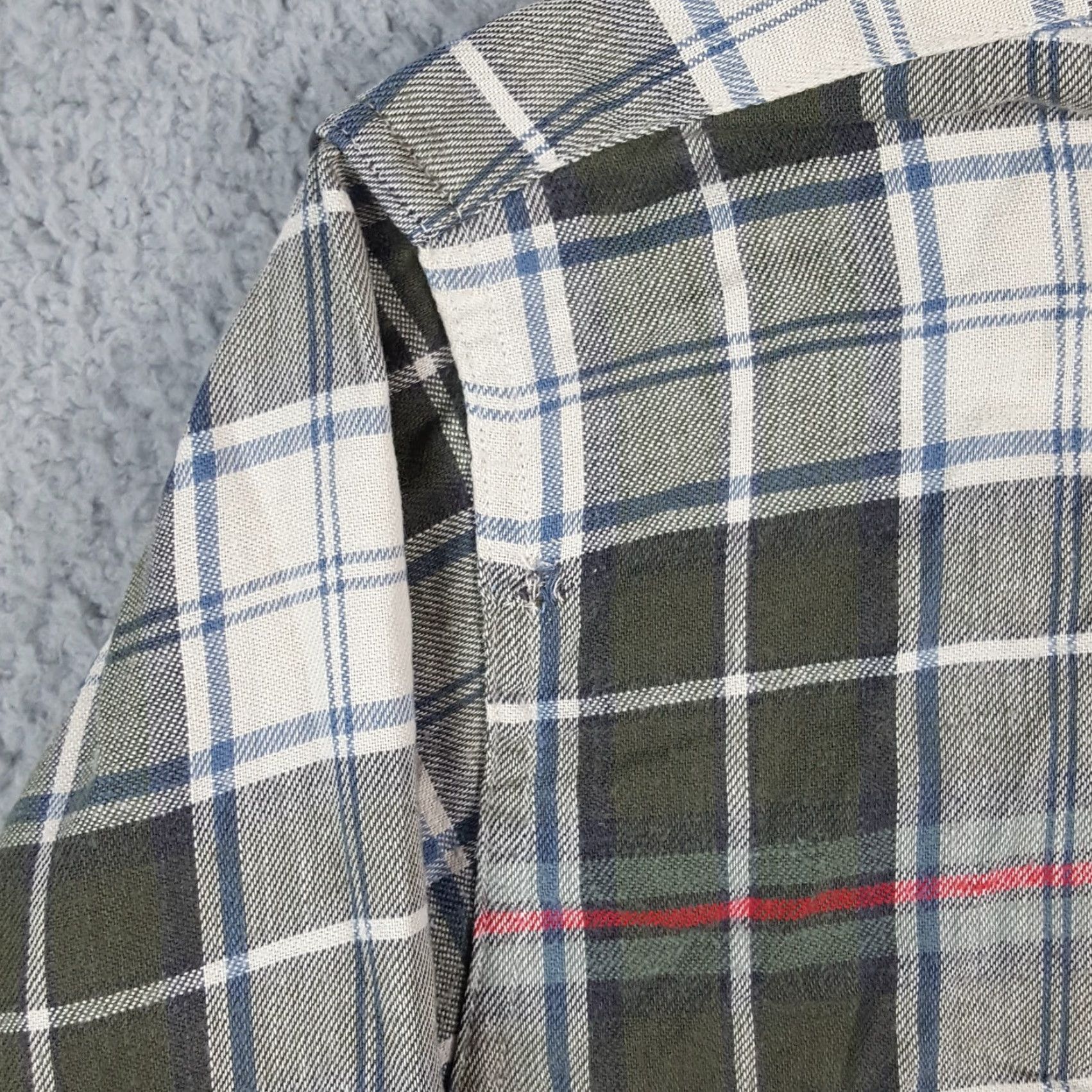 Vintage VINTAGE L.L. Bean Button-Up Shirt Plaid Flannel Men's Size L Collared Western USA Shirt Size US L / EU 52-54 / 3 - 3 Thumbnail