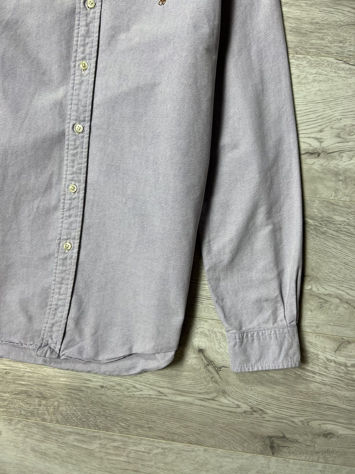 Polo Ralph Lauren Ralph Lauren Purple Button Up Long Sleeve Thick Shirt Size US M / EU 48-50 / 2 - 6 Thumbnail
