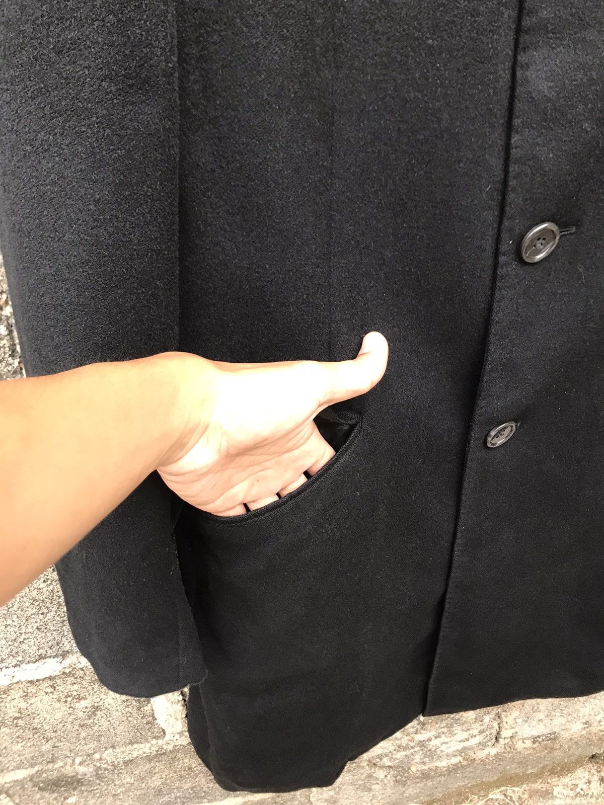 Japanese Brand ⚡️Vintage Effort Cashmere & Wool Long Coat Size US M / EU 48-50 / 2 - 6 Thumbnail