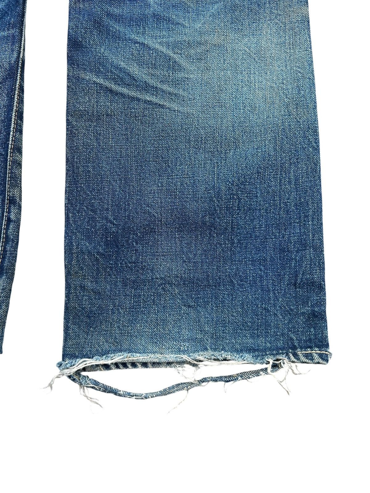 FOB Factory × Japanese Brand × Kapital Vintage Fob Factory Selvedge Distressed Japanese Denim Jeans Size US 30 / EU 46 - 15 Thumbnail