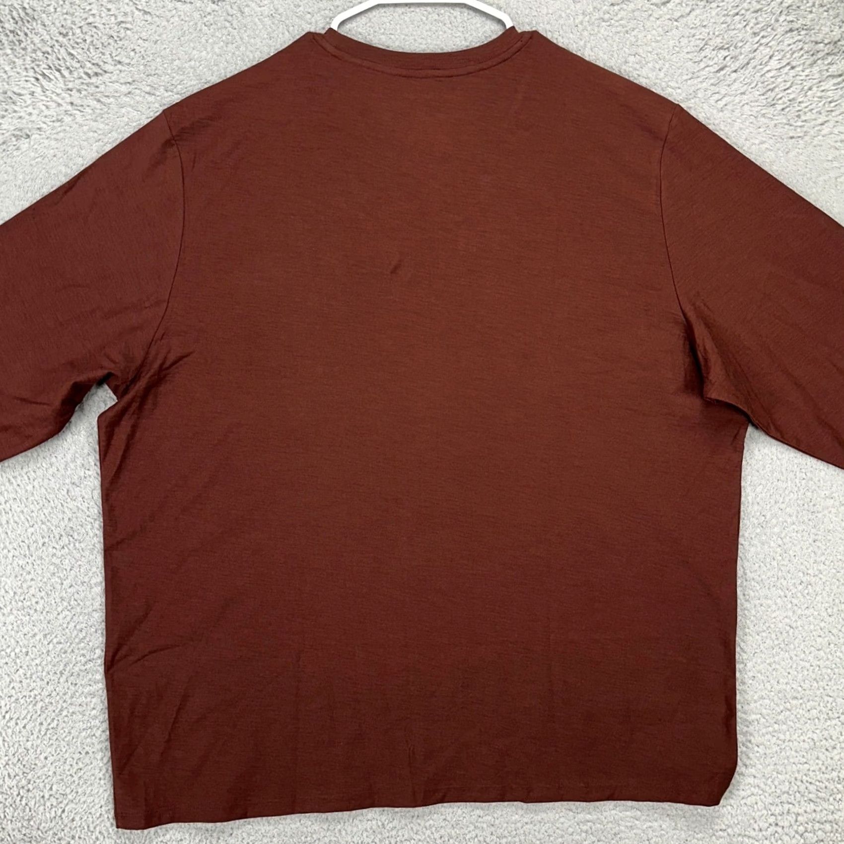 Vintage Bombas T-Shirt Mens 3XL Brown Crew Neck Long Sleeve Cotton Casual Size US XXL / EU 58 / 5 - 3 Thumbnail