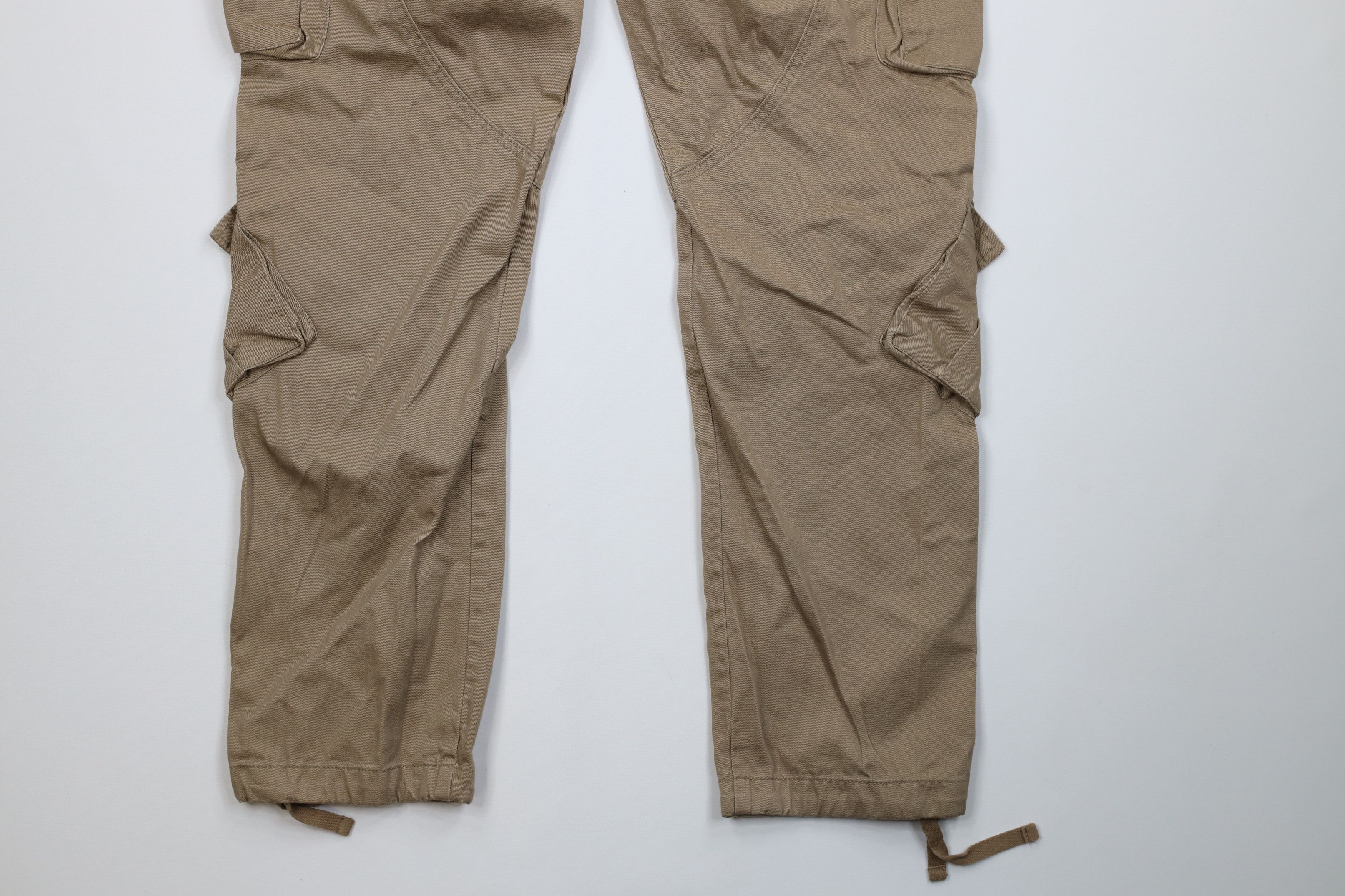 Vintage Vintage 90s Y2K Streetwear Baggy Relaxed Cargo Pants Beige Size US 40 / EU 56 - 13 Thumbnail