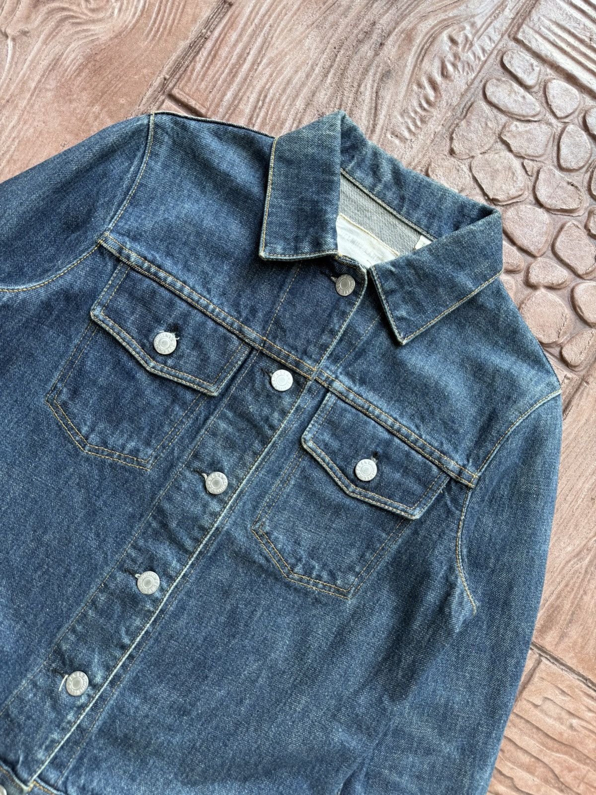 Helmut Lang Vintage 1998 HELMUT LANG Indigo Denim Jacket Size US S / EU 44-46 / 1 - 2 Thumbnail
